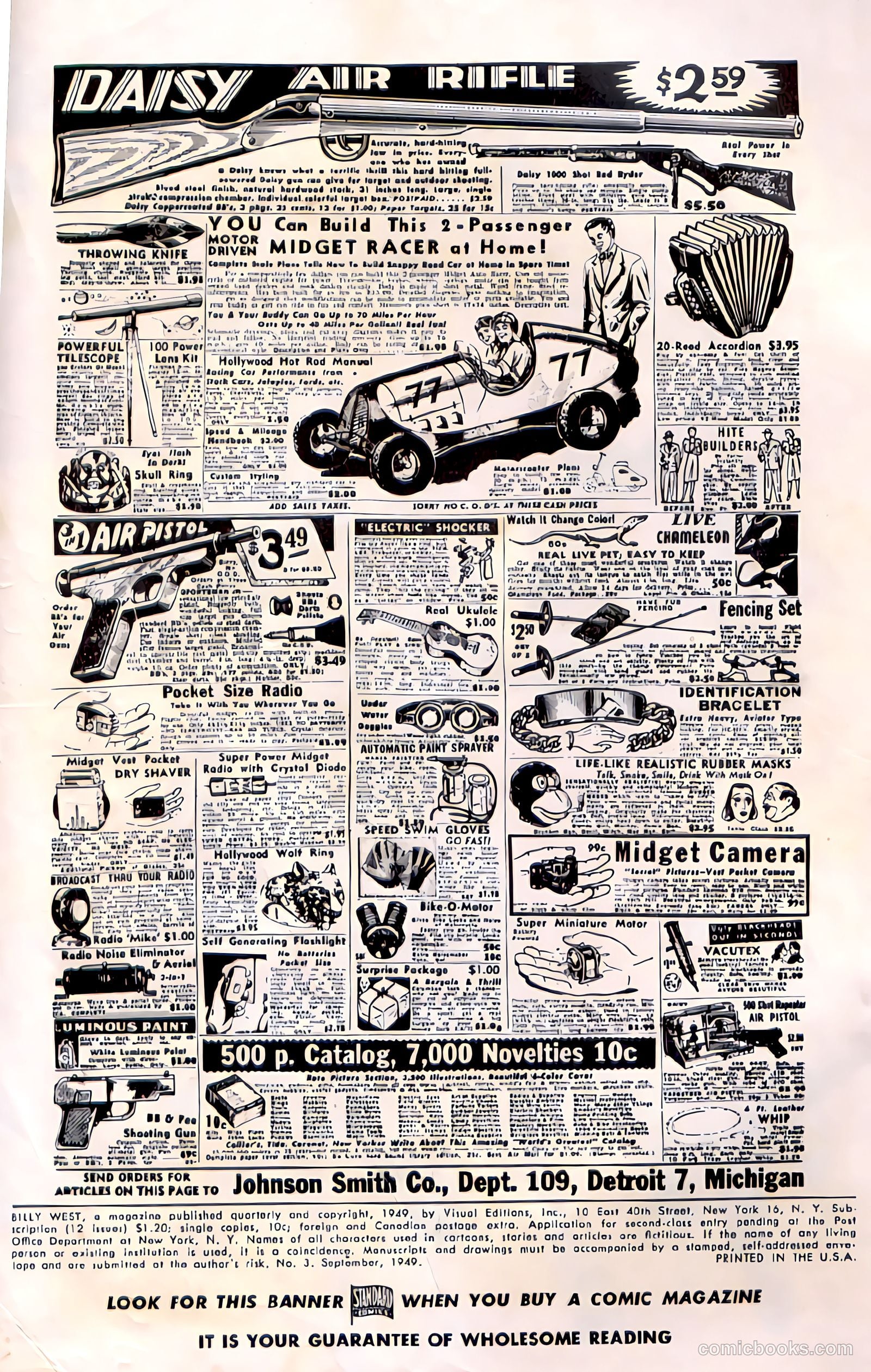 Billy West #3 (1949) — page 2 of 36