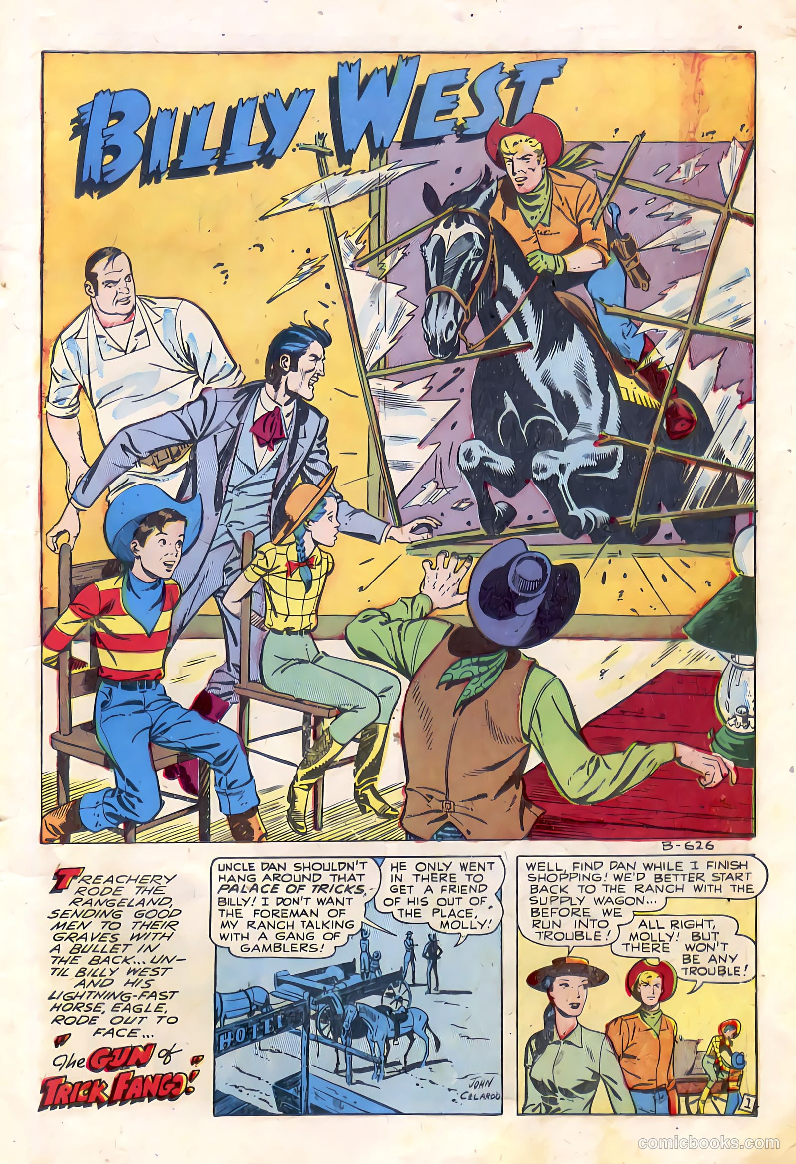 Billy West #3 (1949) — page 3 of 36