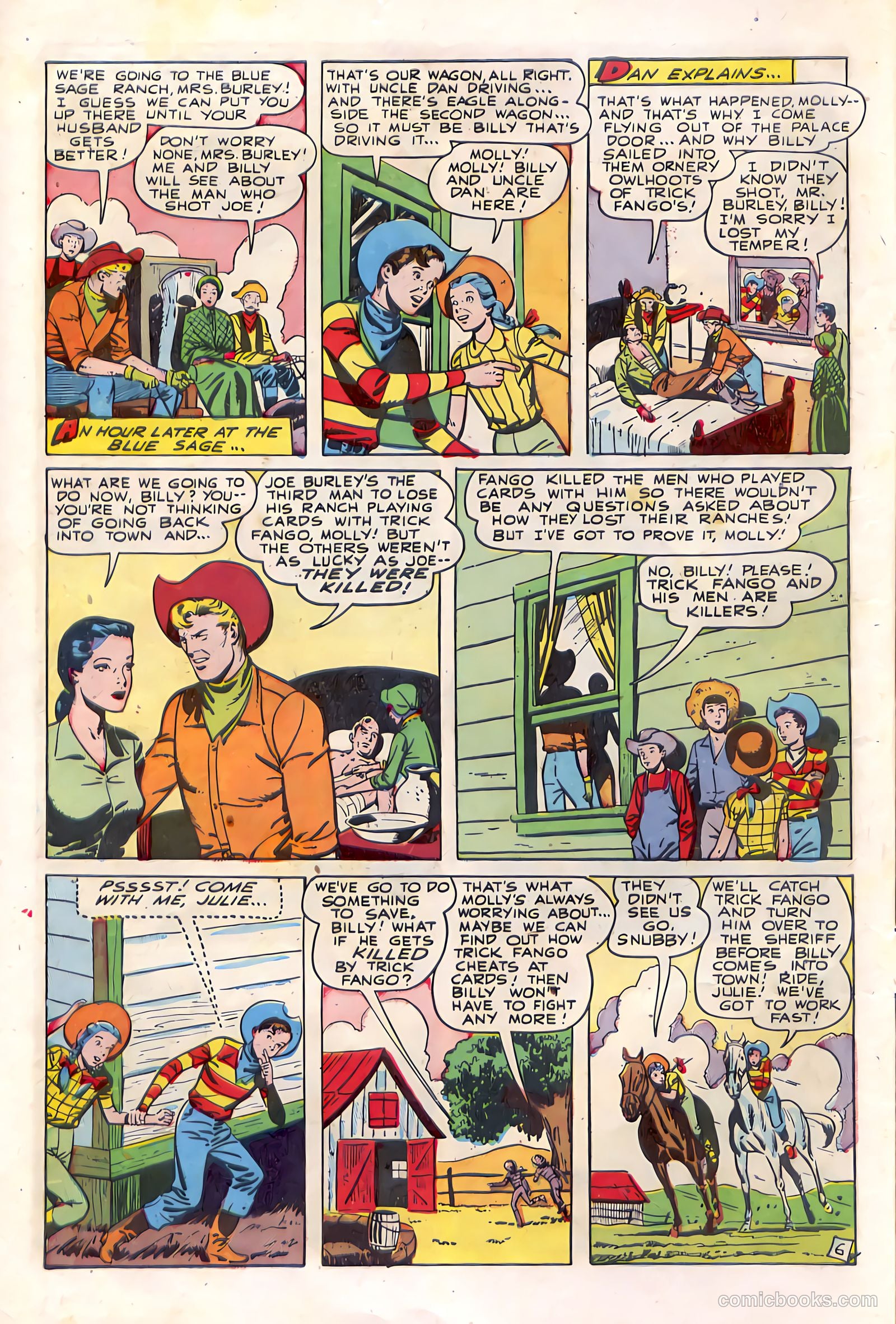 Billy West #3 (1949) — page 8 of 36