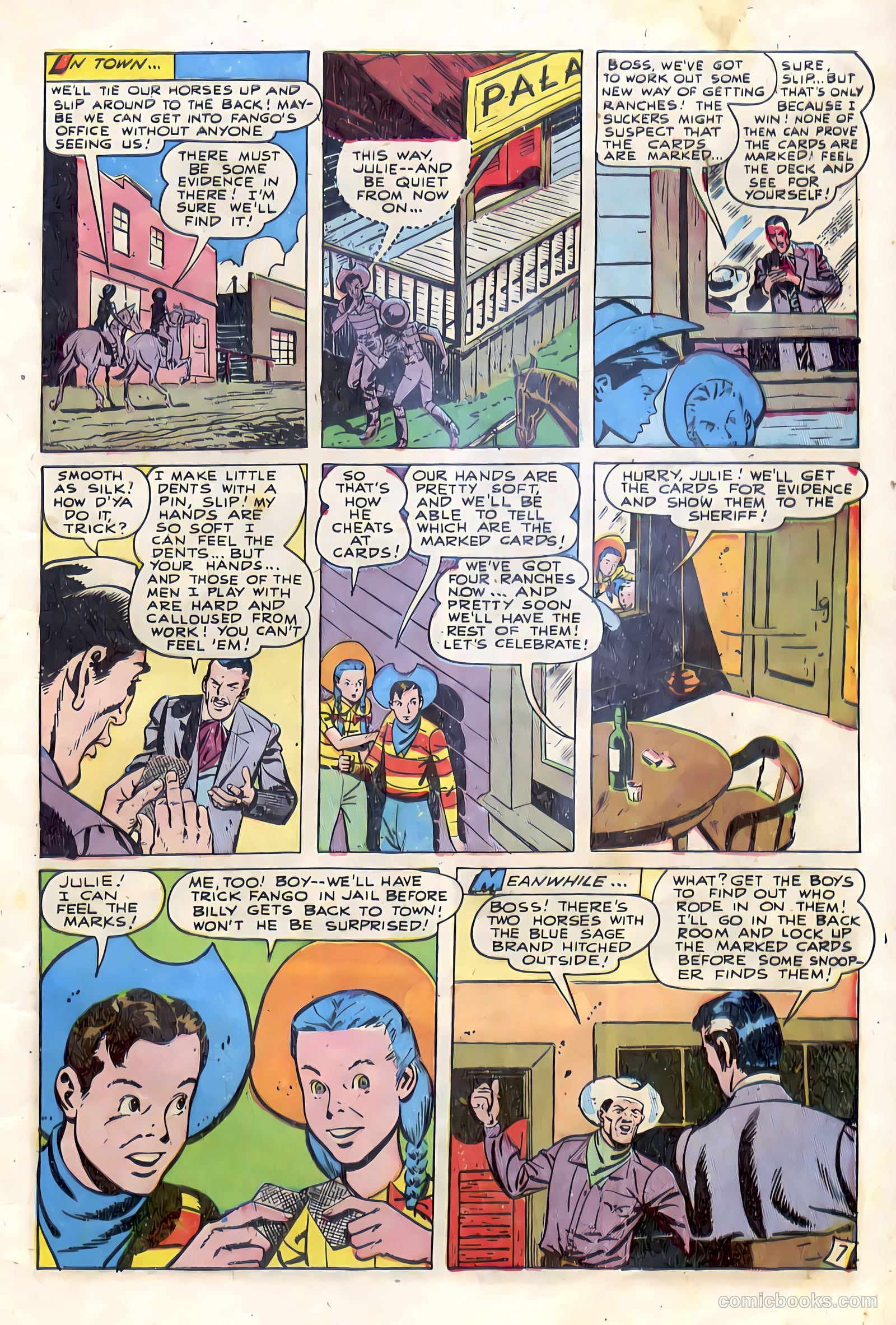Billy West #3 (1949) — page 9 of 36