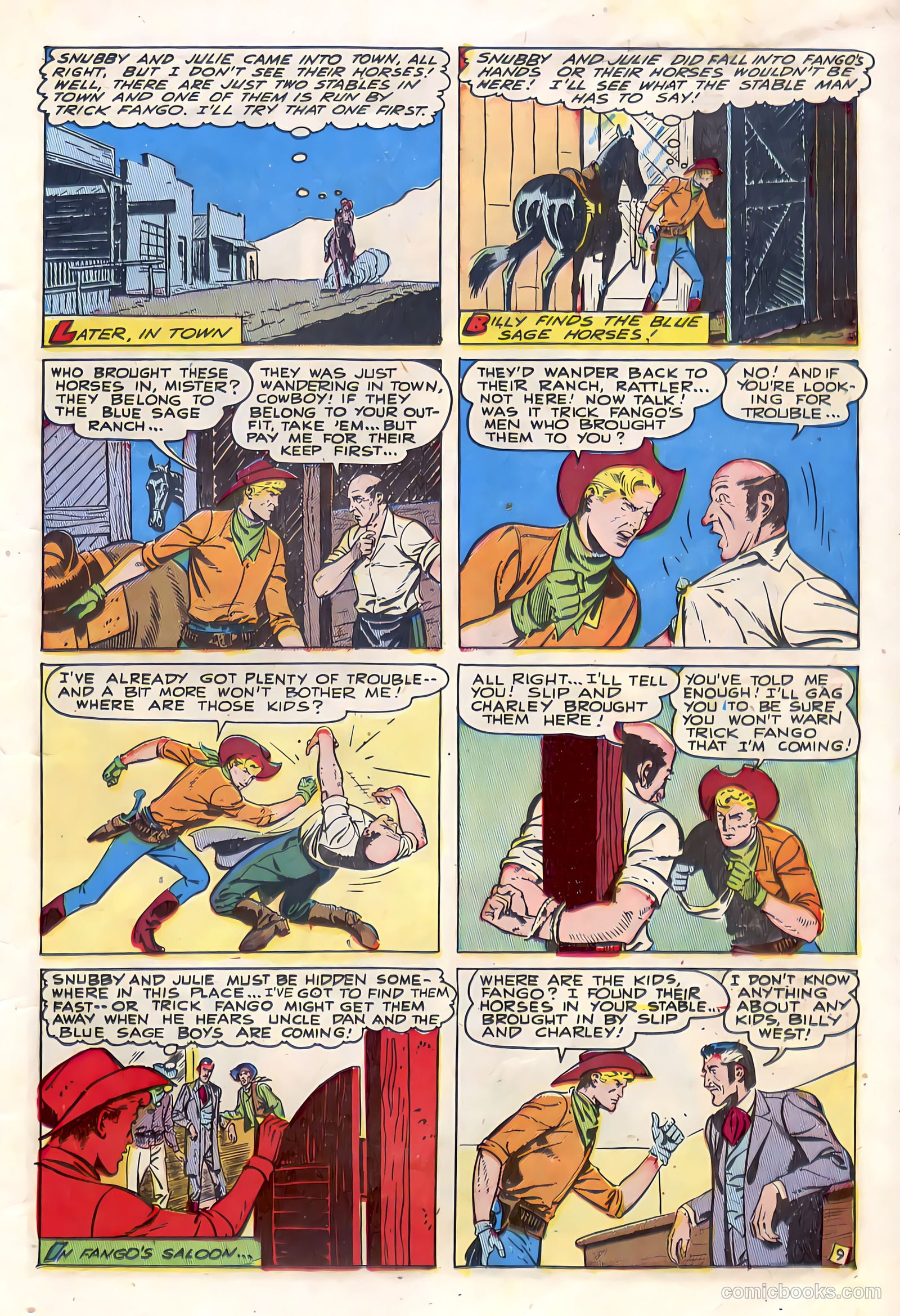 Billy West #3 (1949) — page 11 of 36