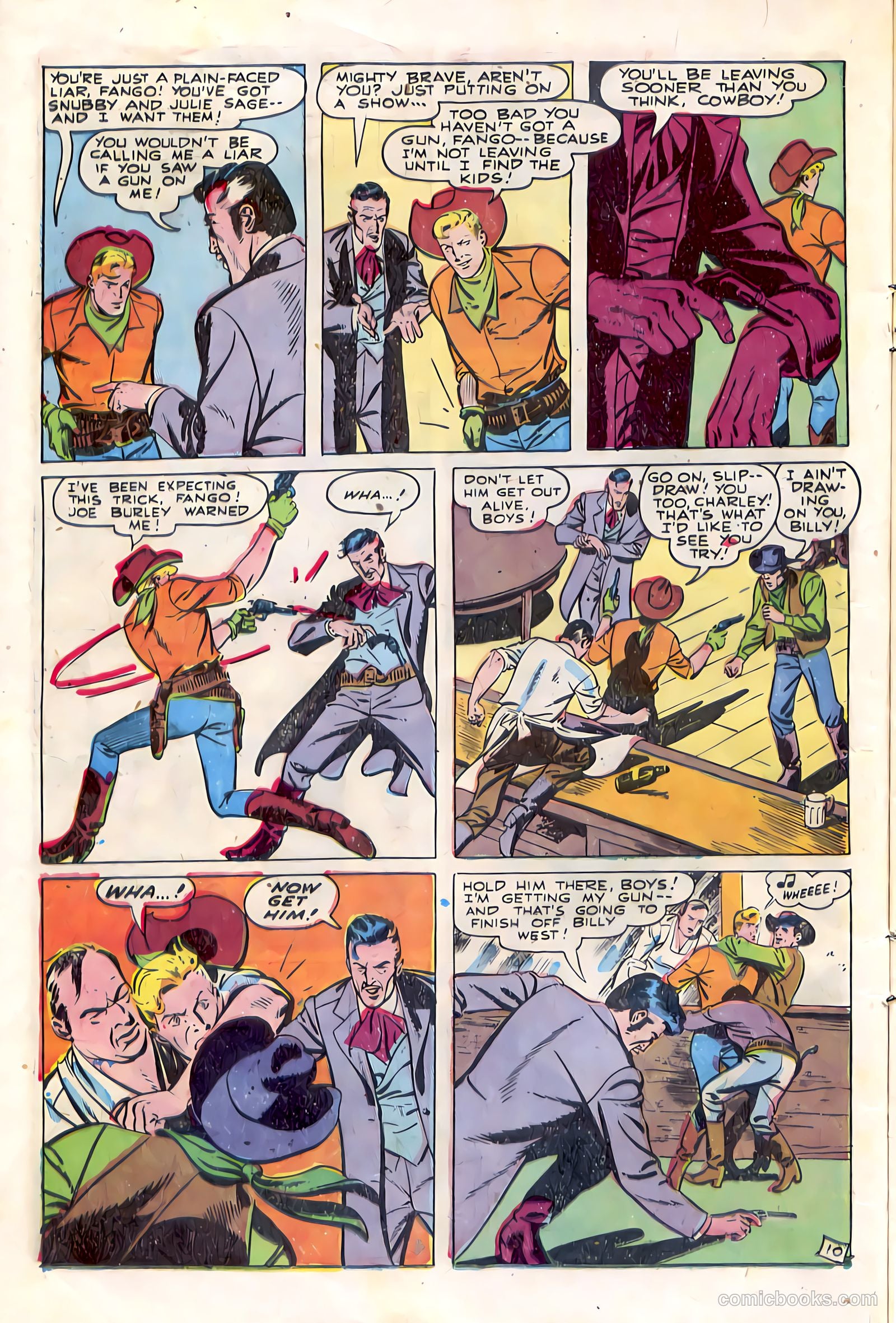 Billy West #3 (1949) — page 12 of 36