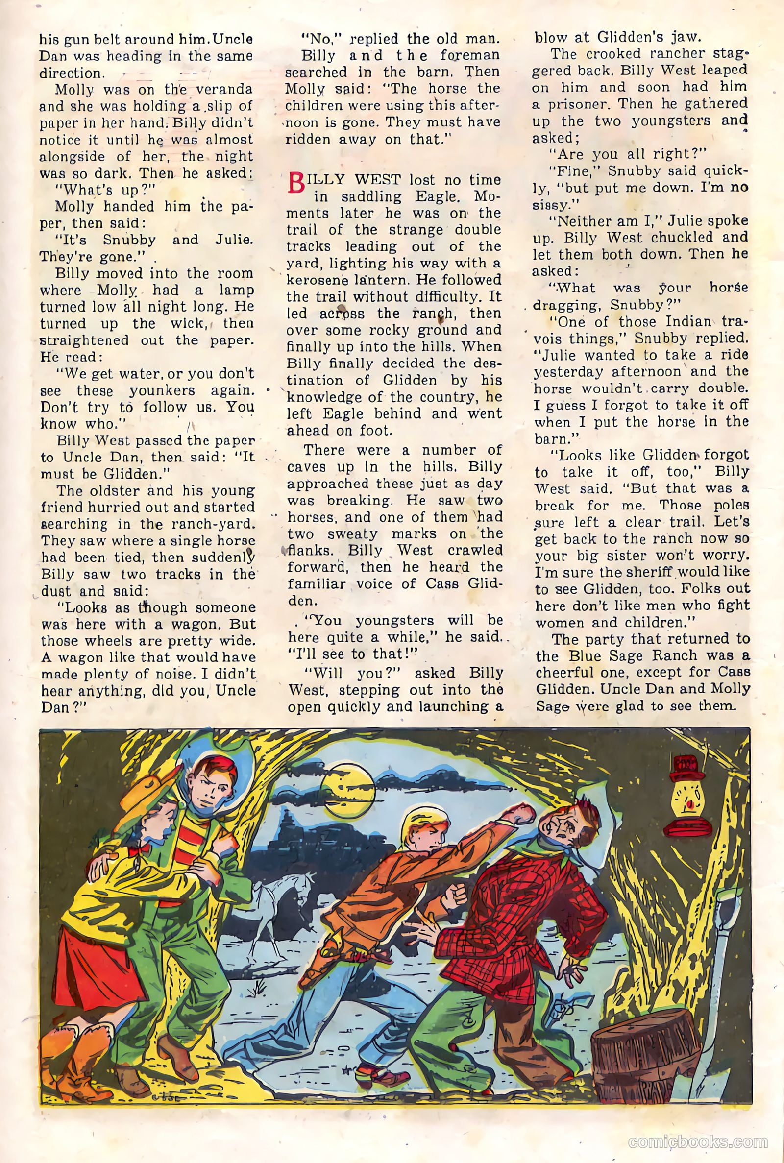 Billy West #3 (1949) — page 16 of 36