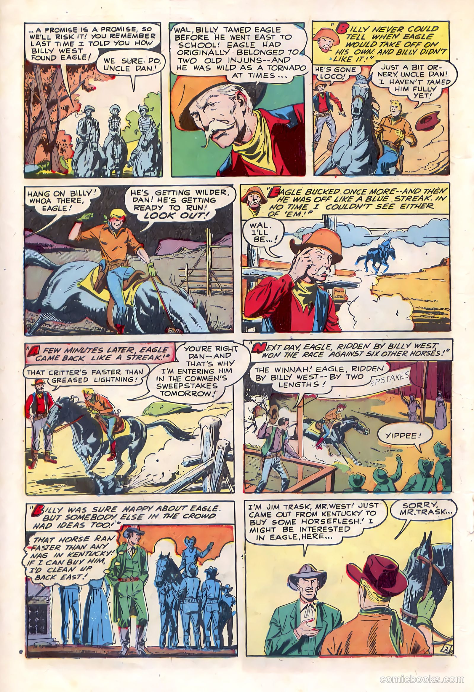 Billy West #3 (1949) — page 18 of 36