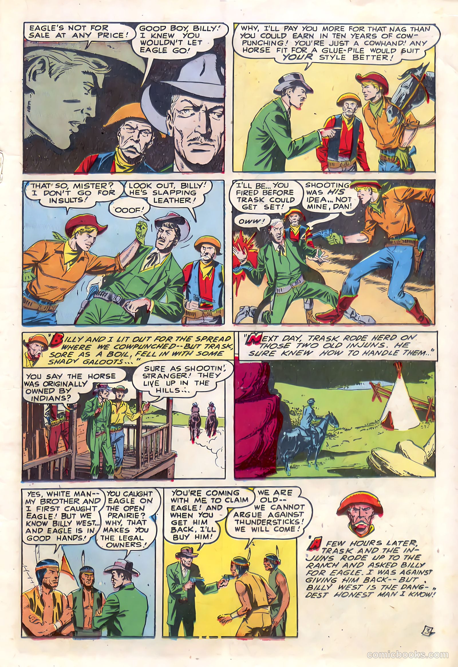 Billy West #3 (1949) — page 19 of 36