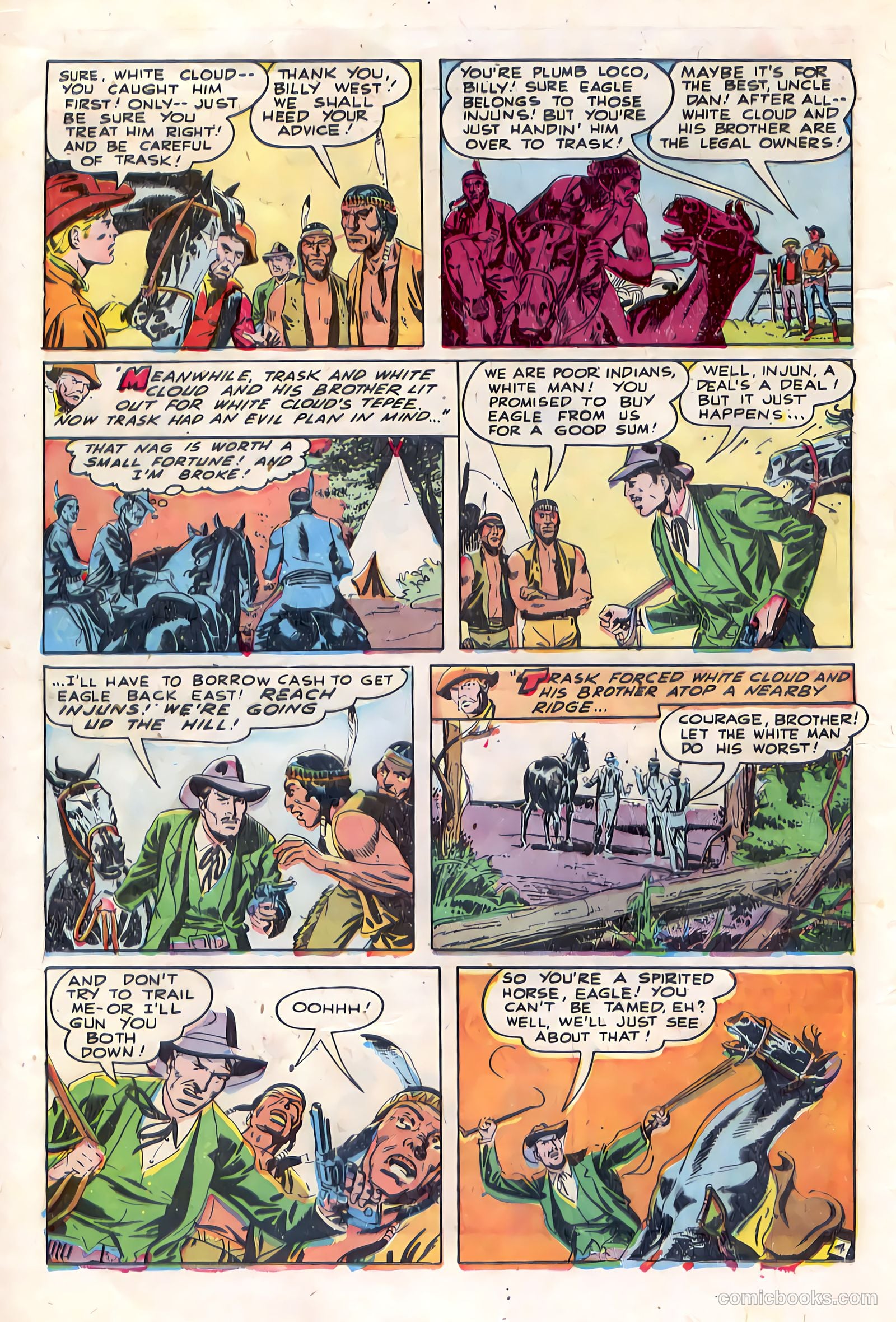 Billy West #3 (1949) — page 20 of 36