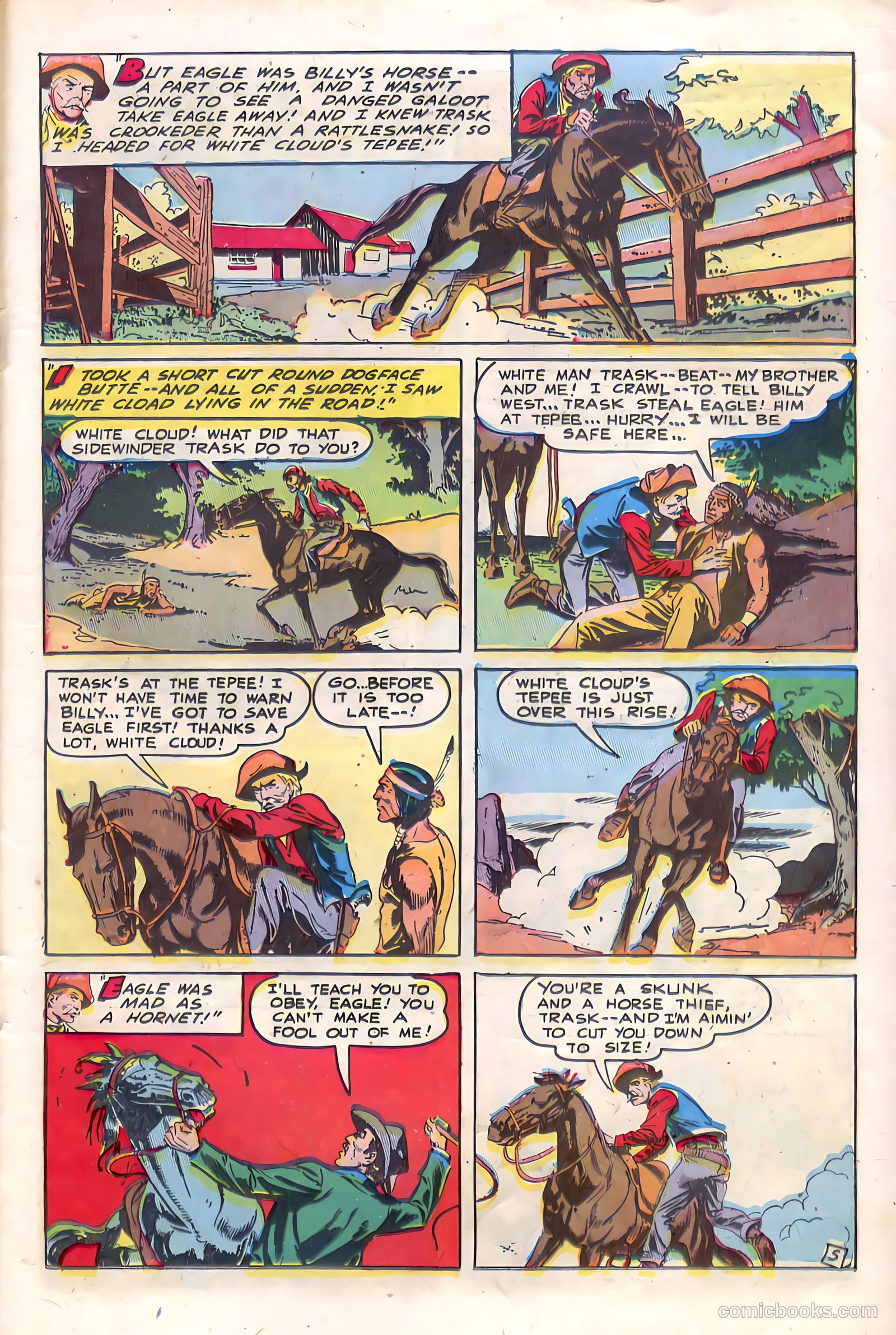 Billy West #3 (1949) — page 21 of 36