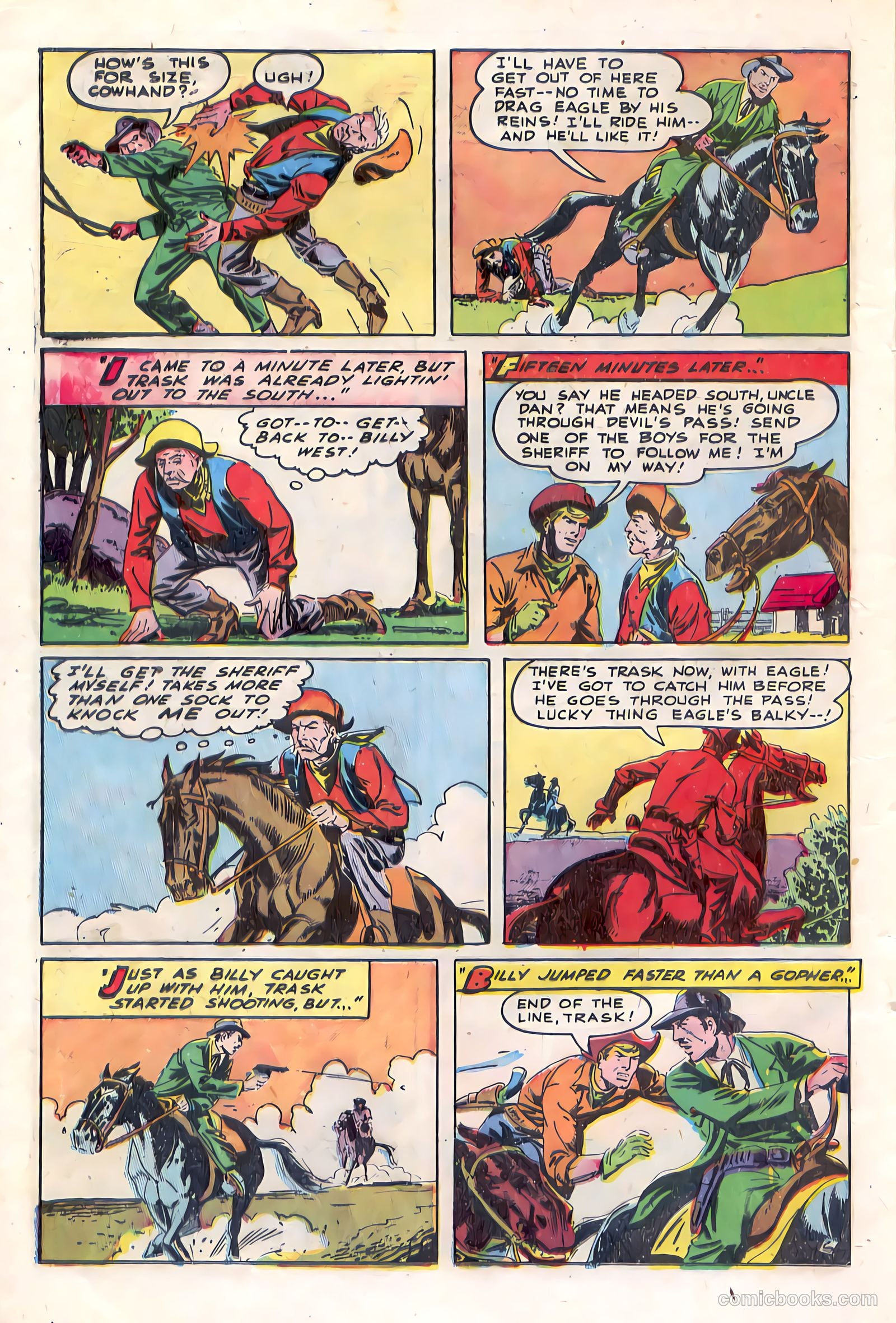 Billy West #3 (1949) — page 22 of 36