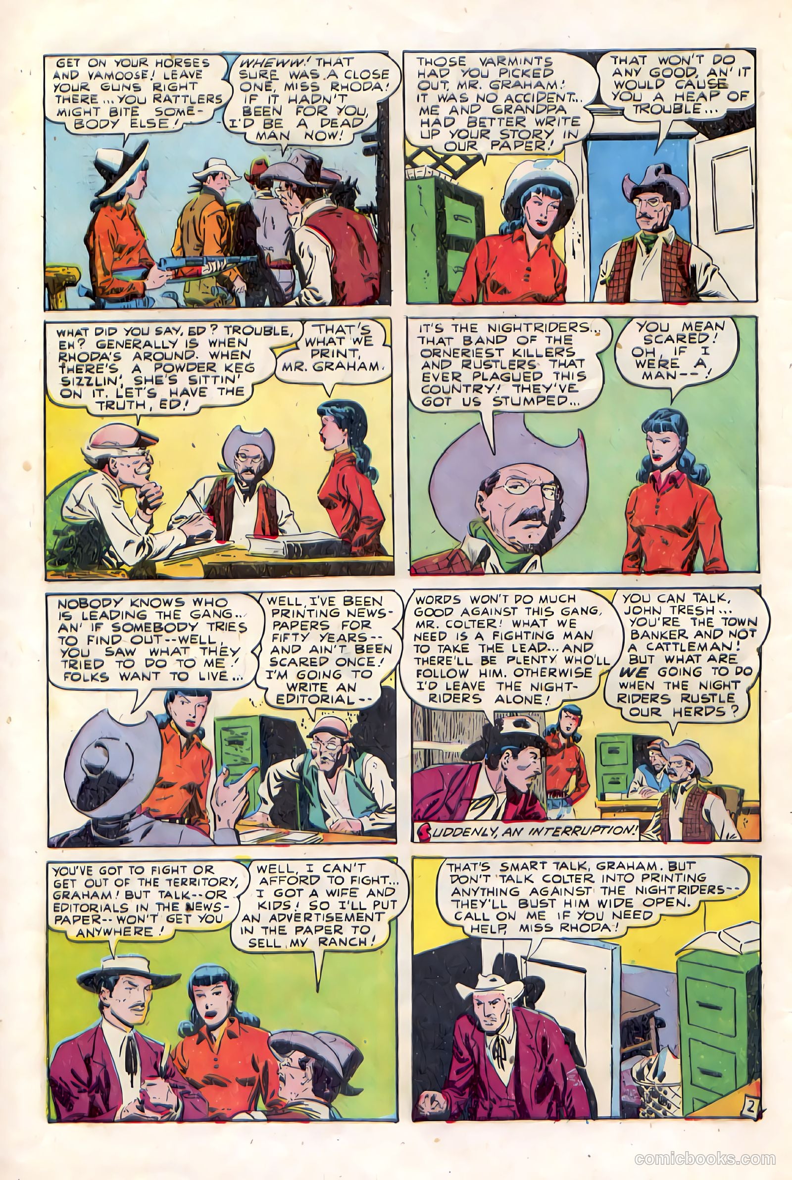 Billy West #3 (1949) — page 28 of 36