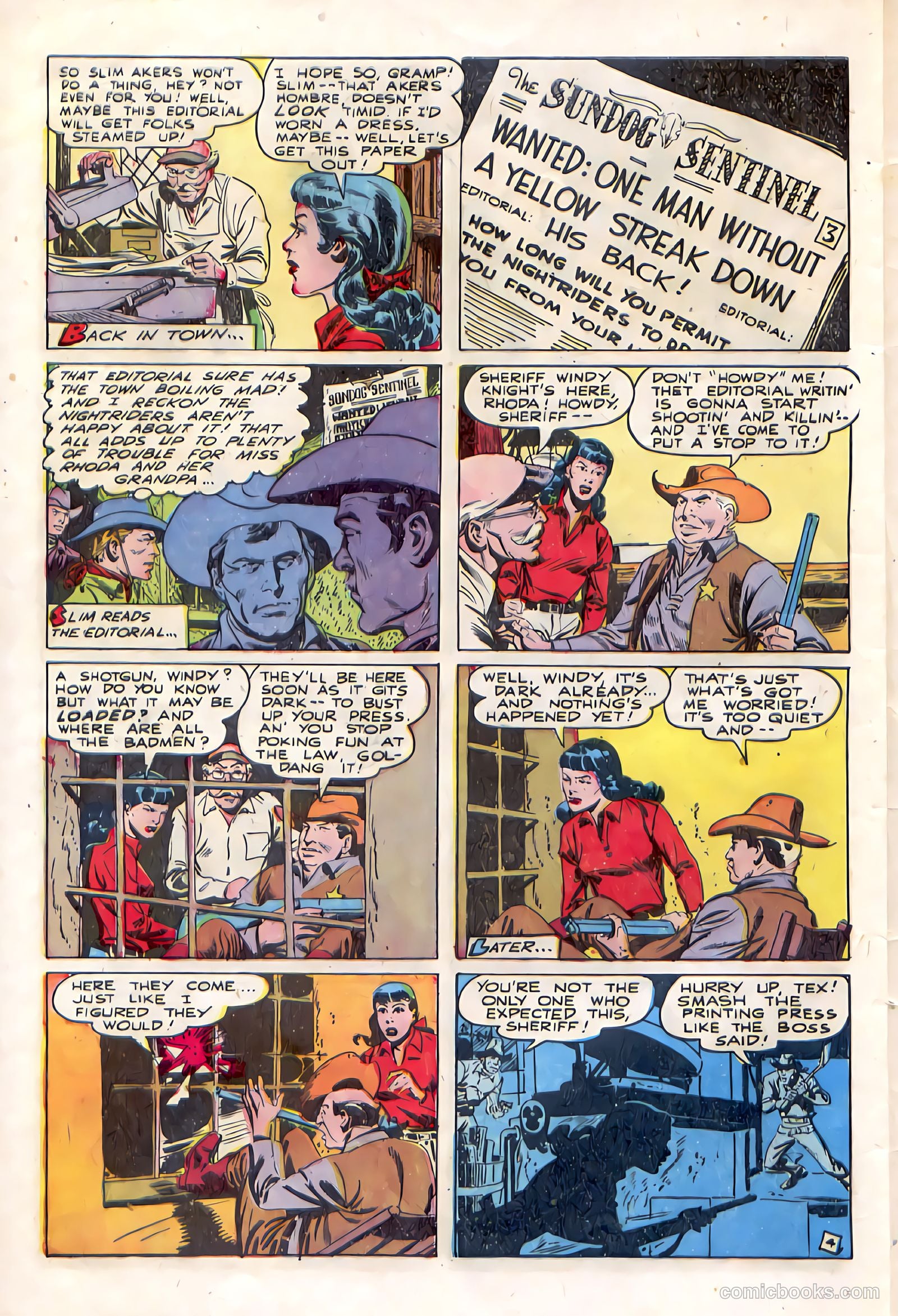 Billy West #3 (1949) — page 30 of 36
