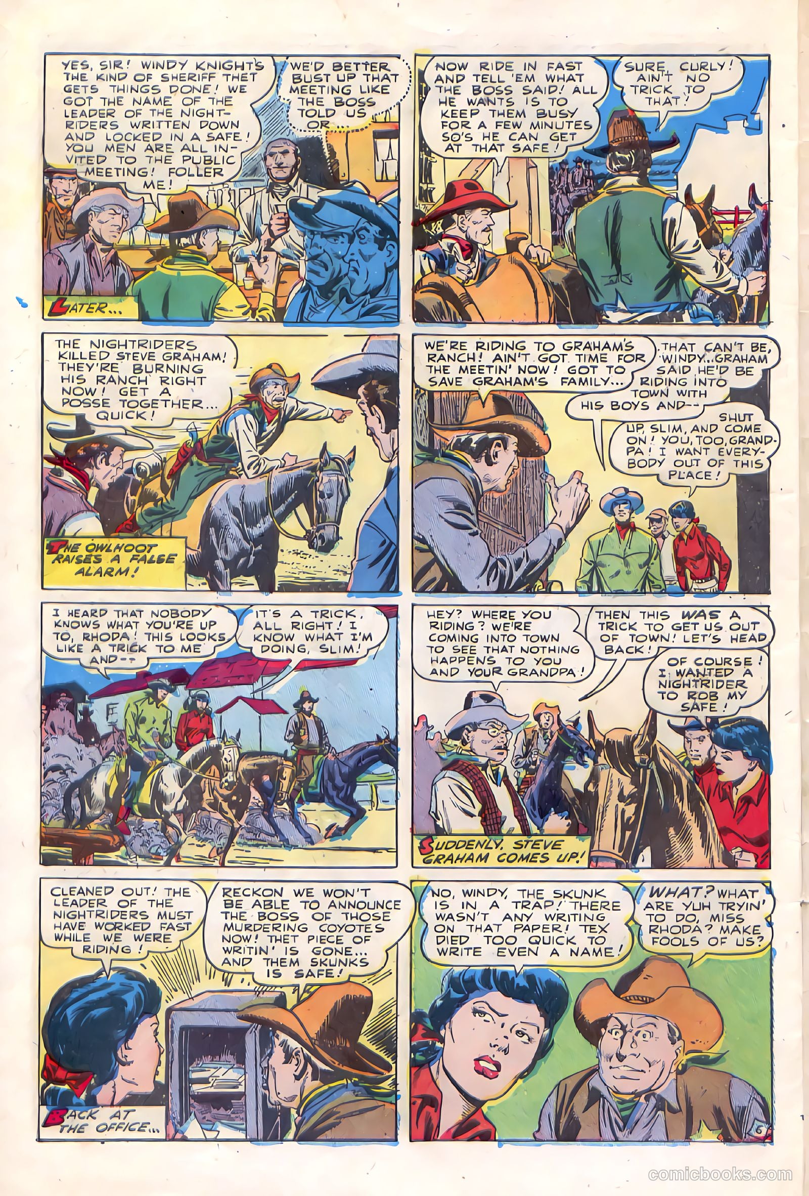 Billy West #3 (1949) — page 32 of 36