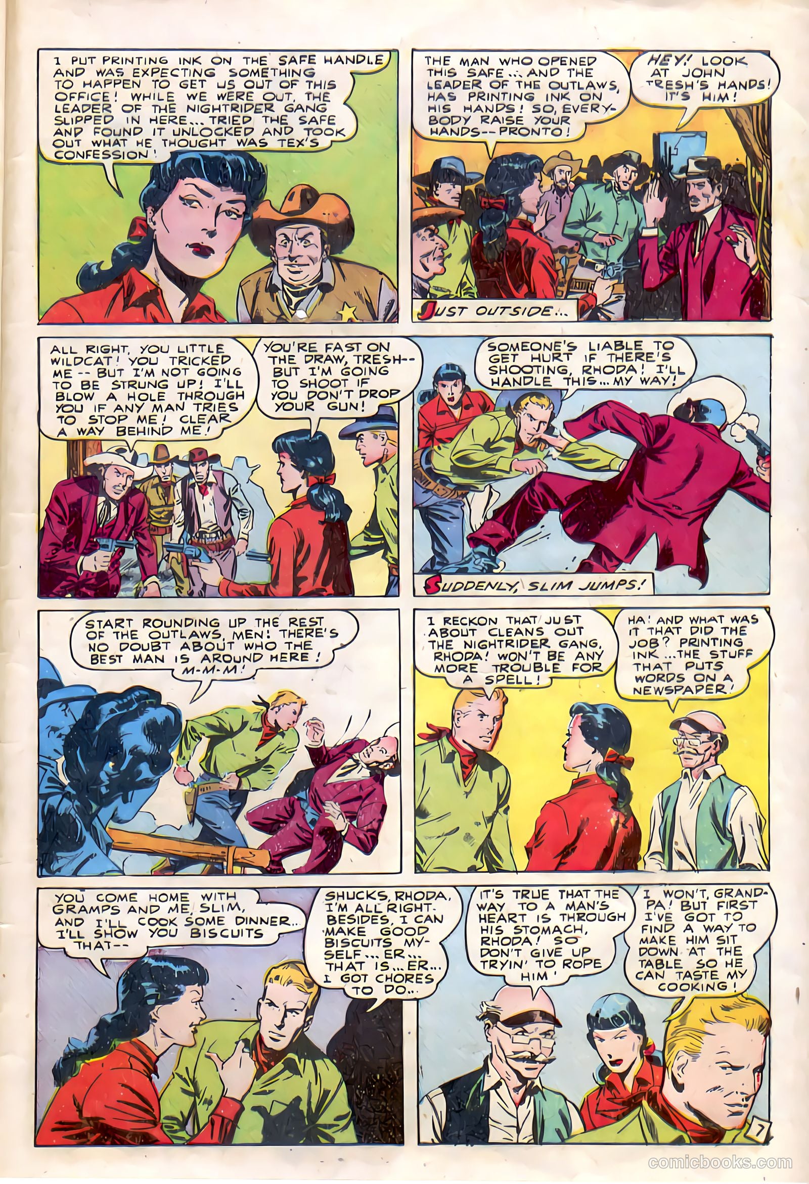 Billy West #3 (1949) — page 33 of 36