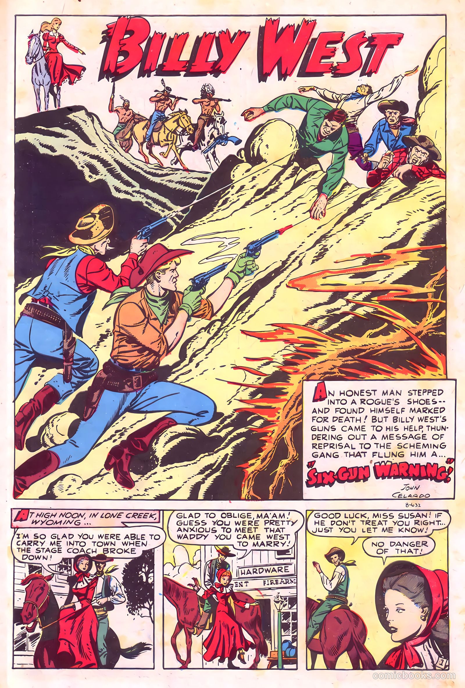Billy West #4 (1949) — page 3 of 36