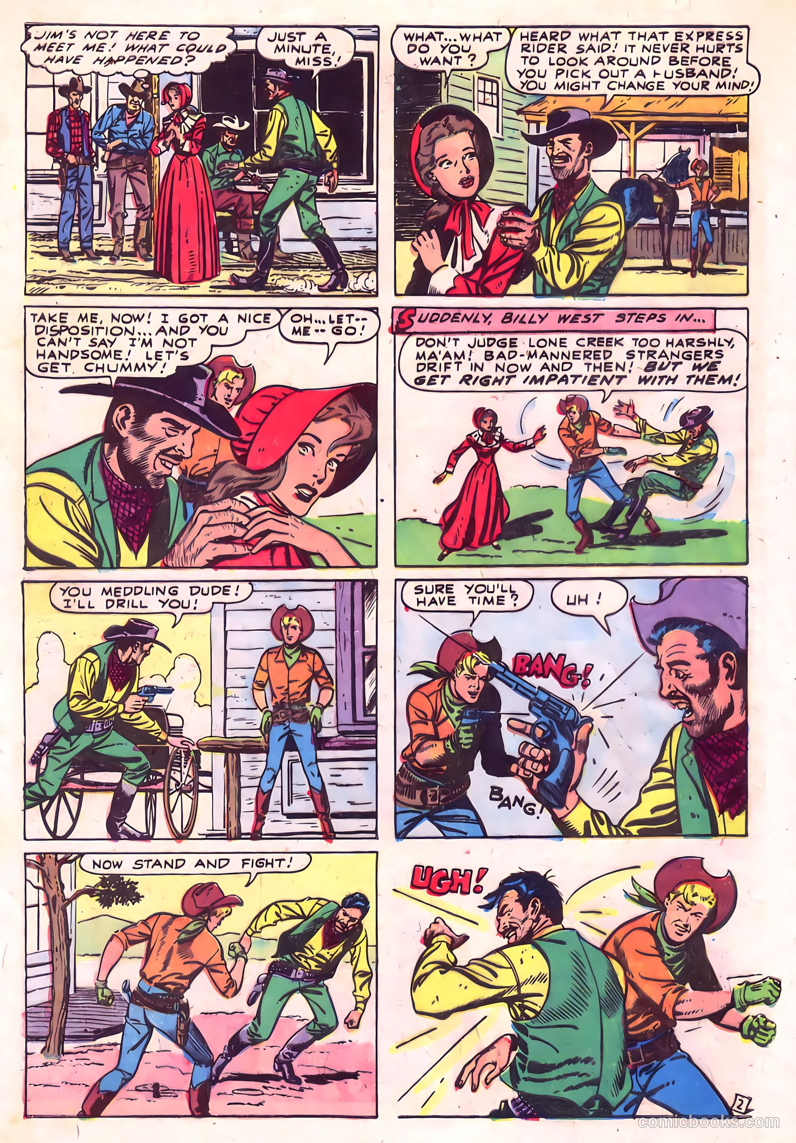 Billy West #4 (1949) — page 4 of 36