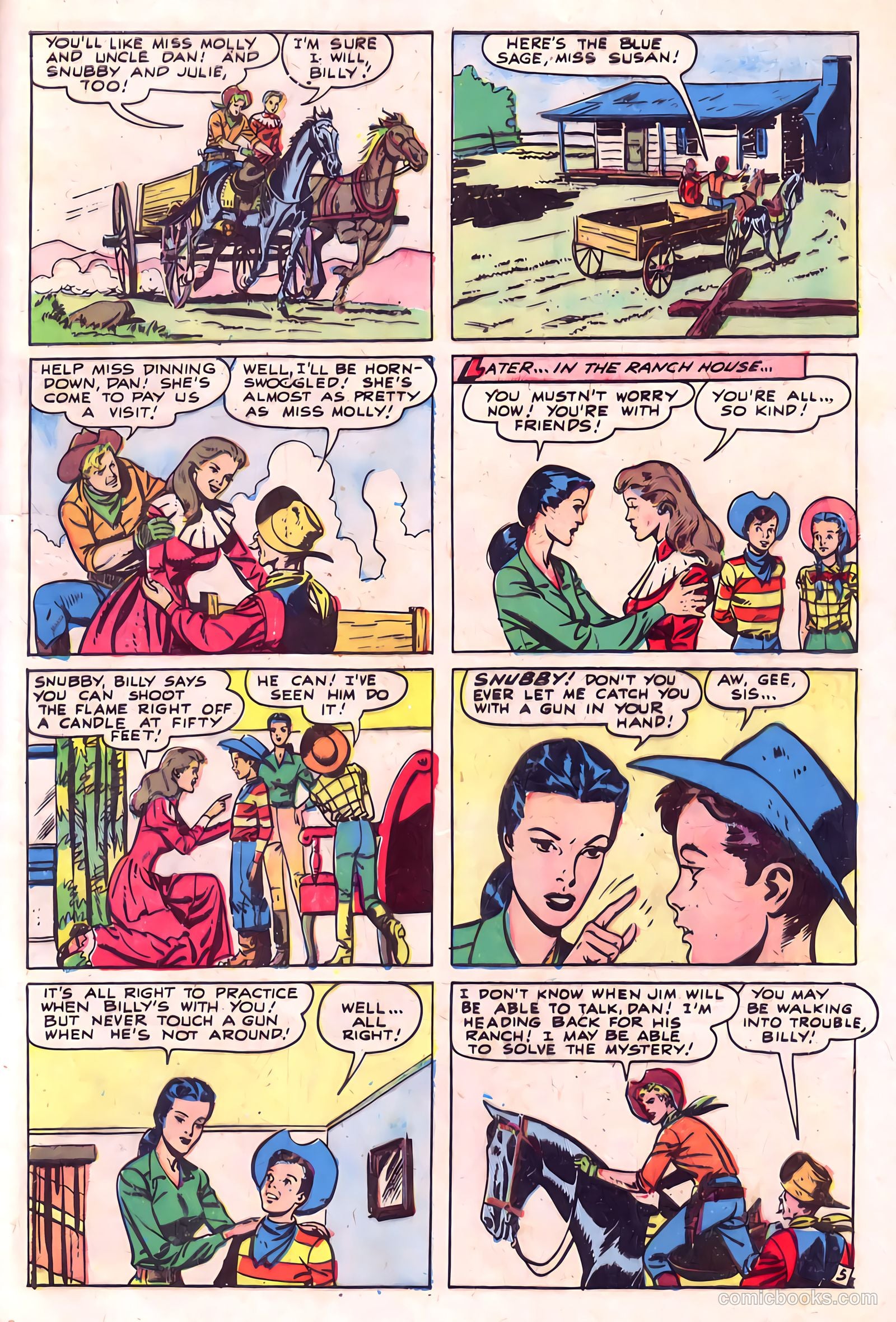 Billy West #4 (1949) — page 7 of 36