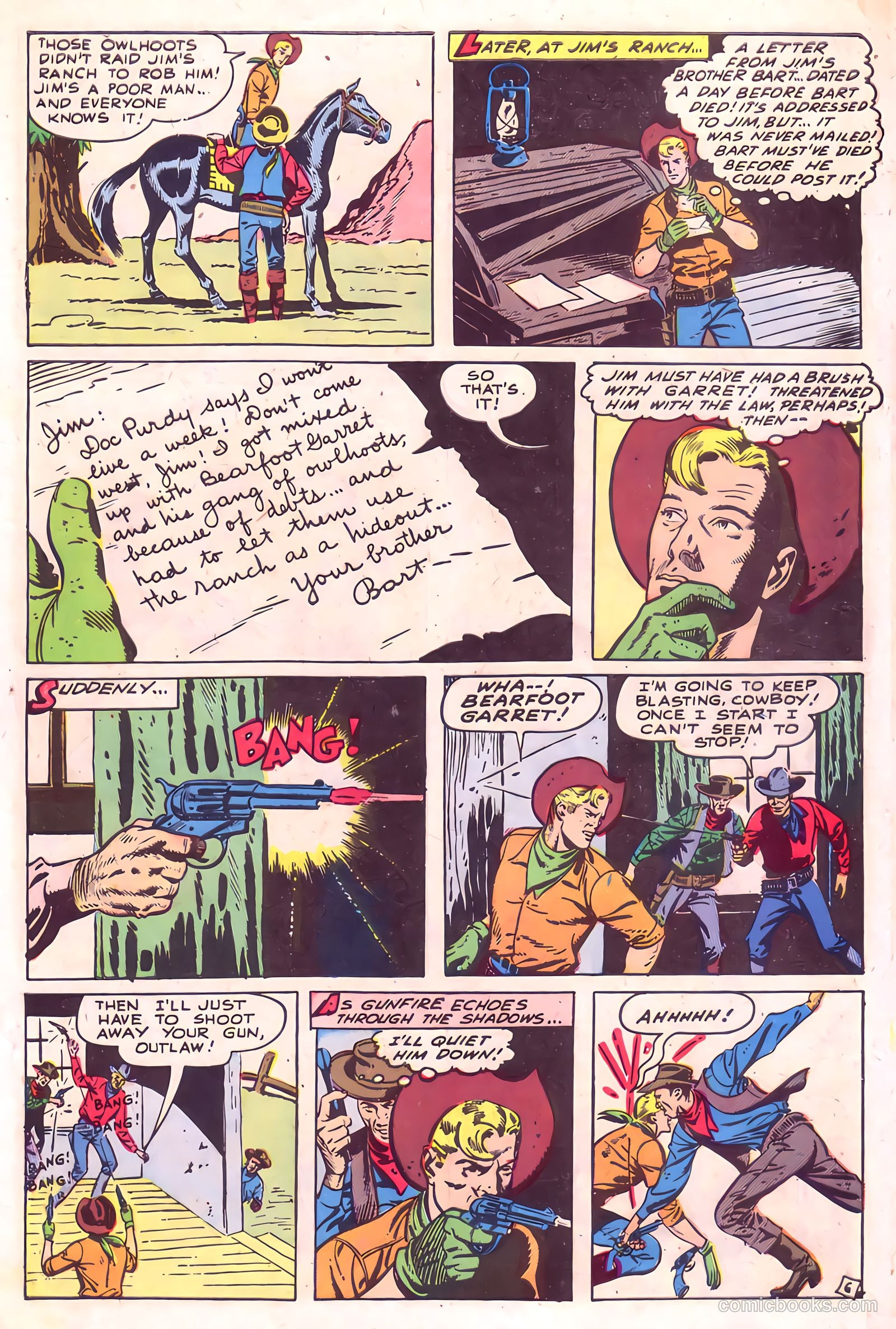 Billy West #4 (1949) — page 8 of 36