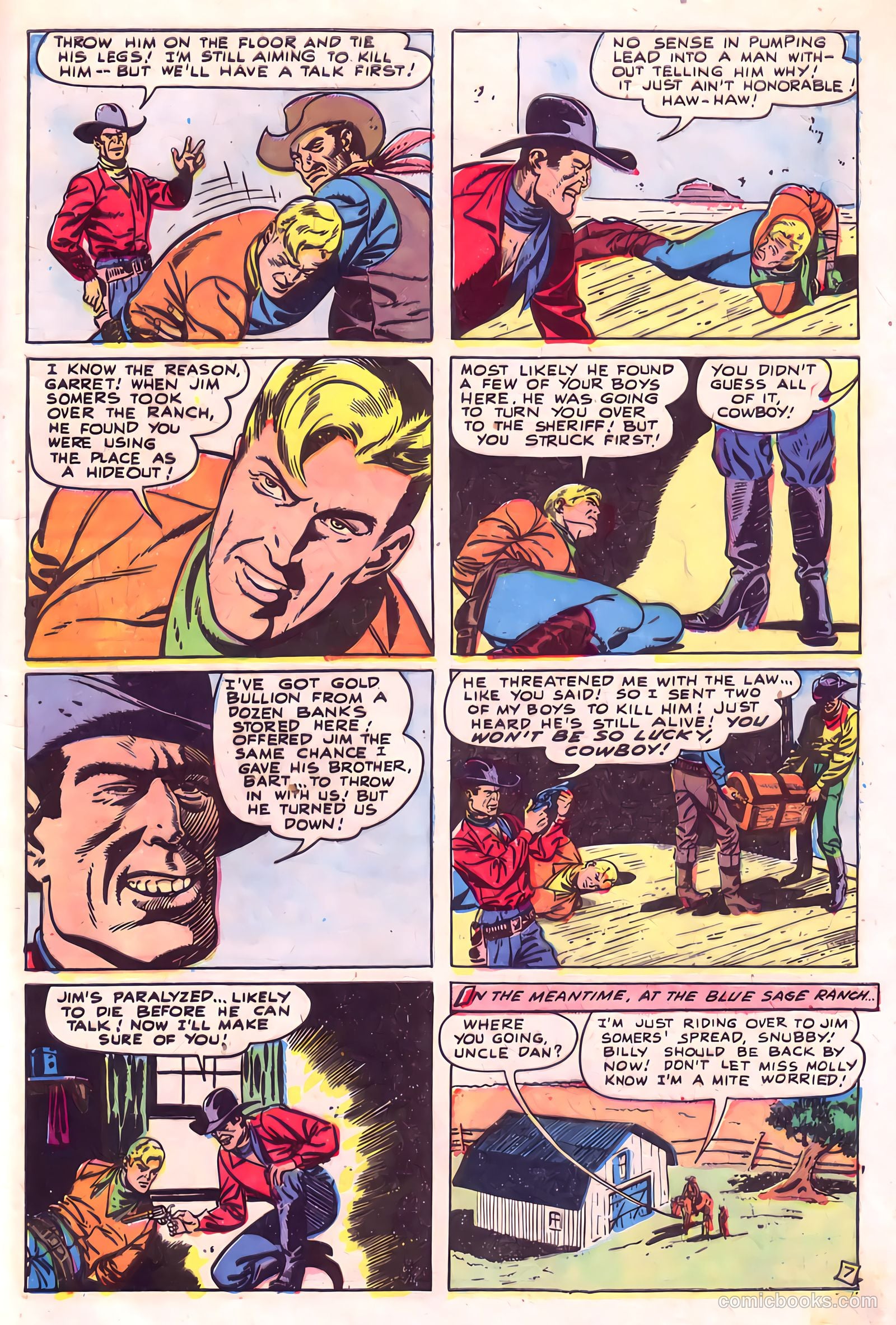 Billy West #4 (1949) — page 9 of 36