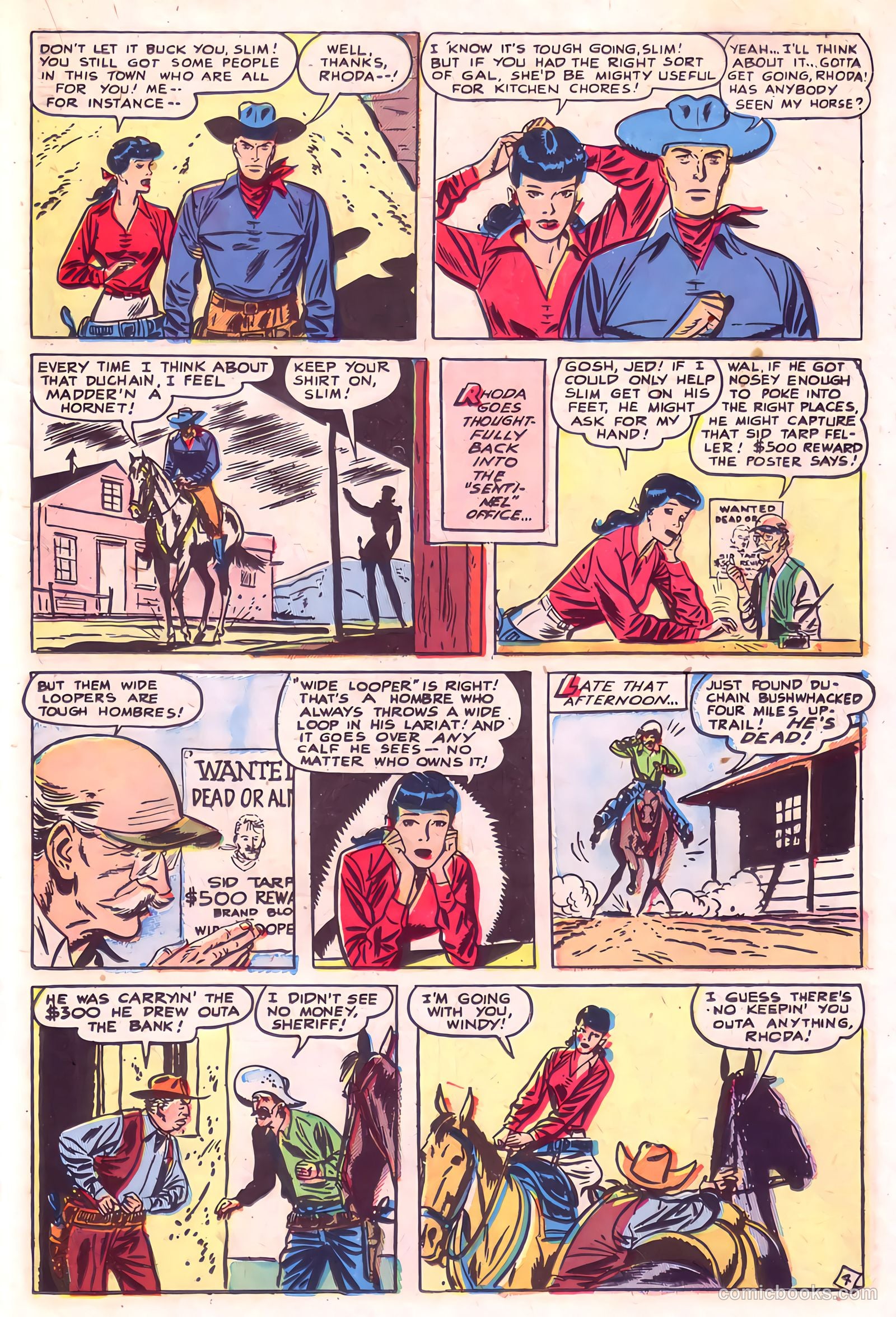 Billy West #4 (1949) — page 21 of 36