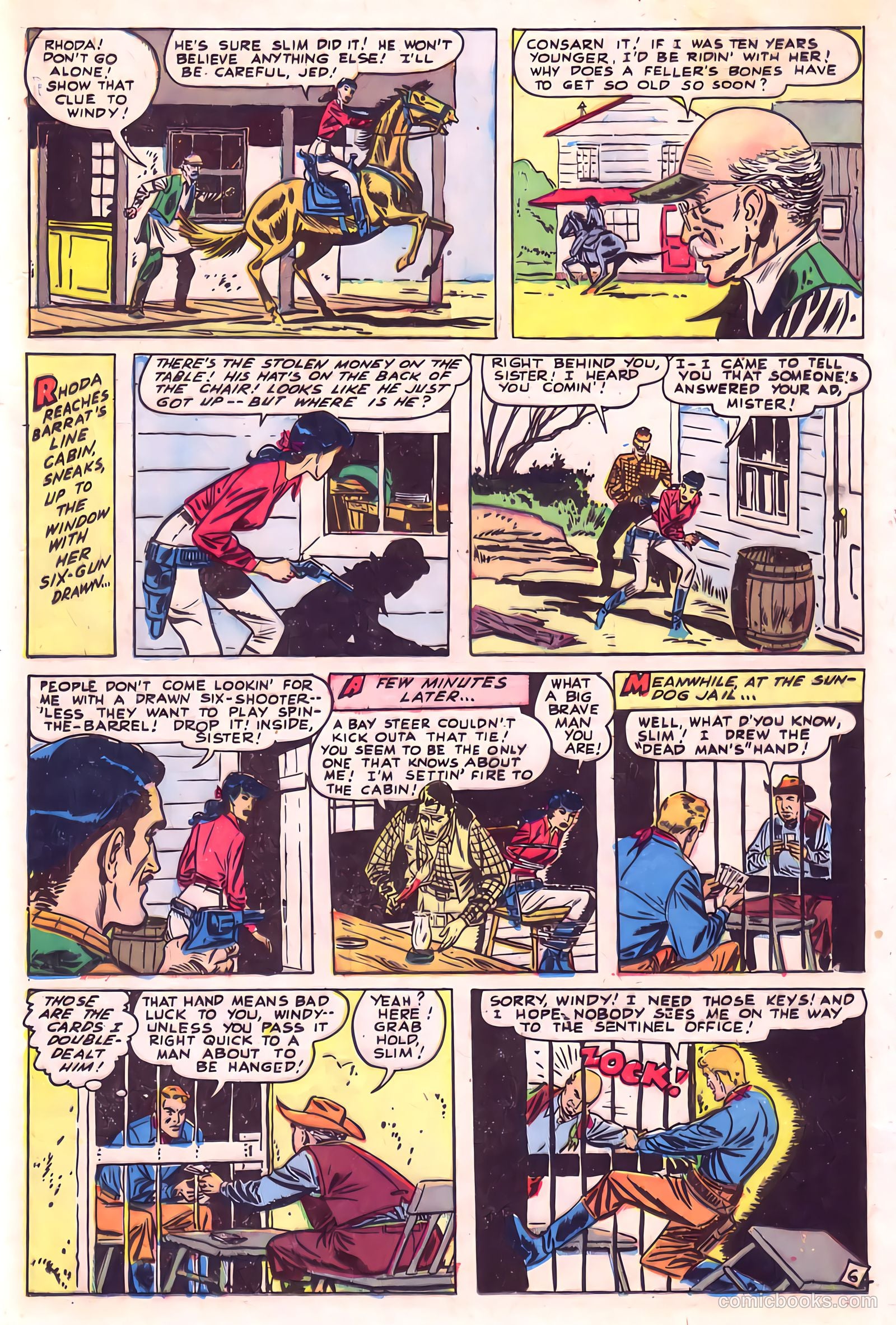 Billy West #4 (1949) — page 23 of 36