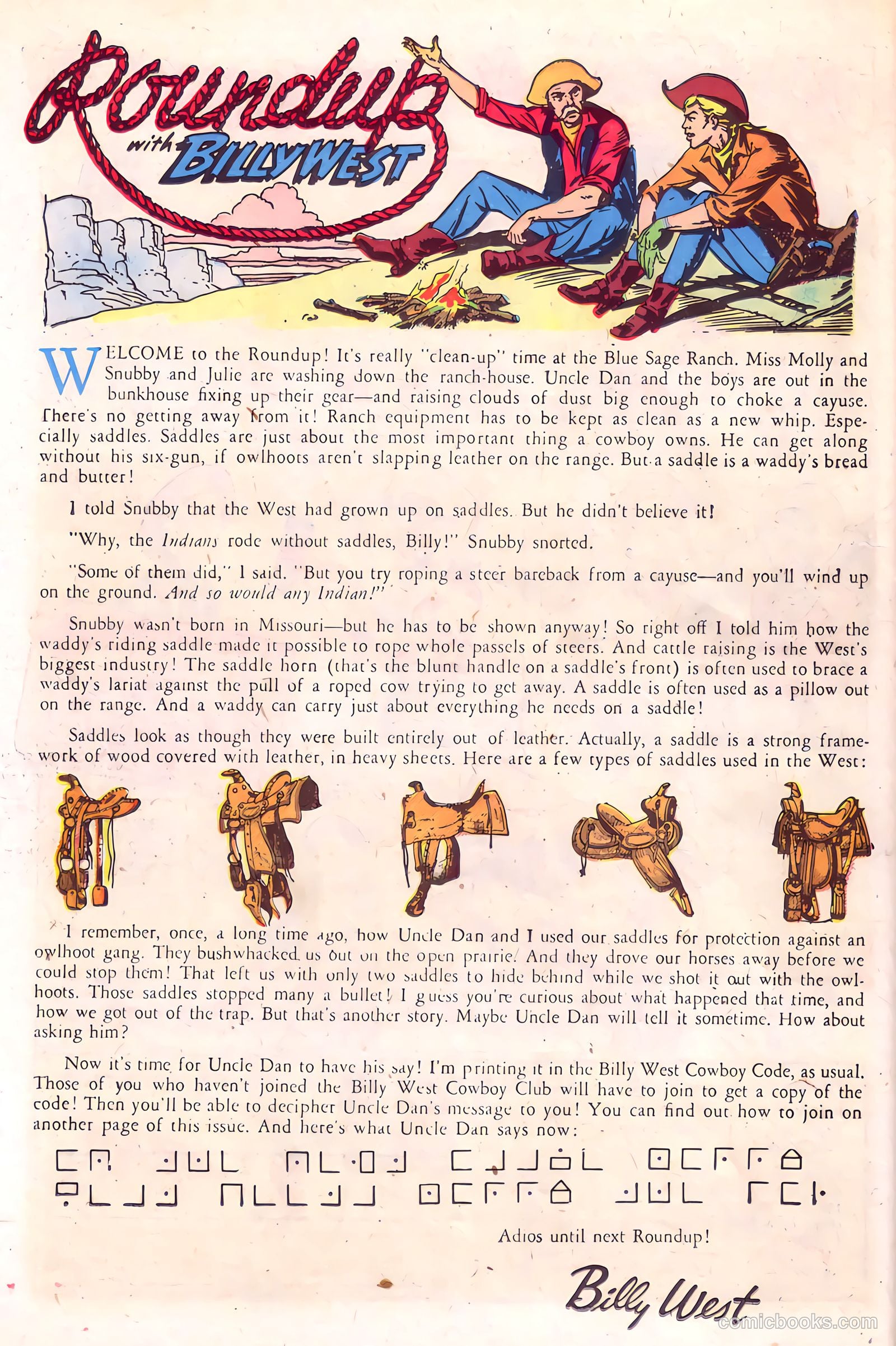 Billy West #4 (1949) — page 26 of 36