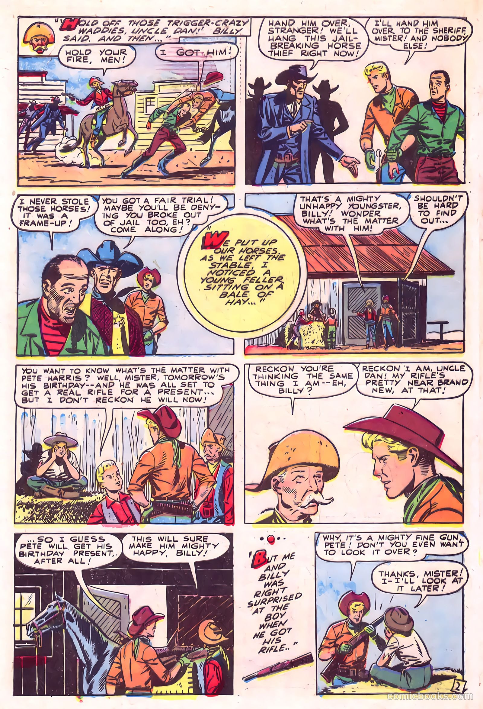 Billy West #4 (1949) — page 28 of 36