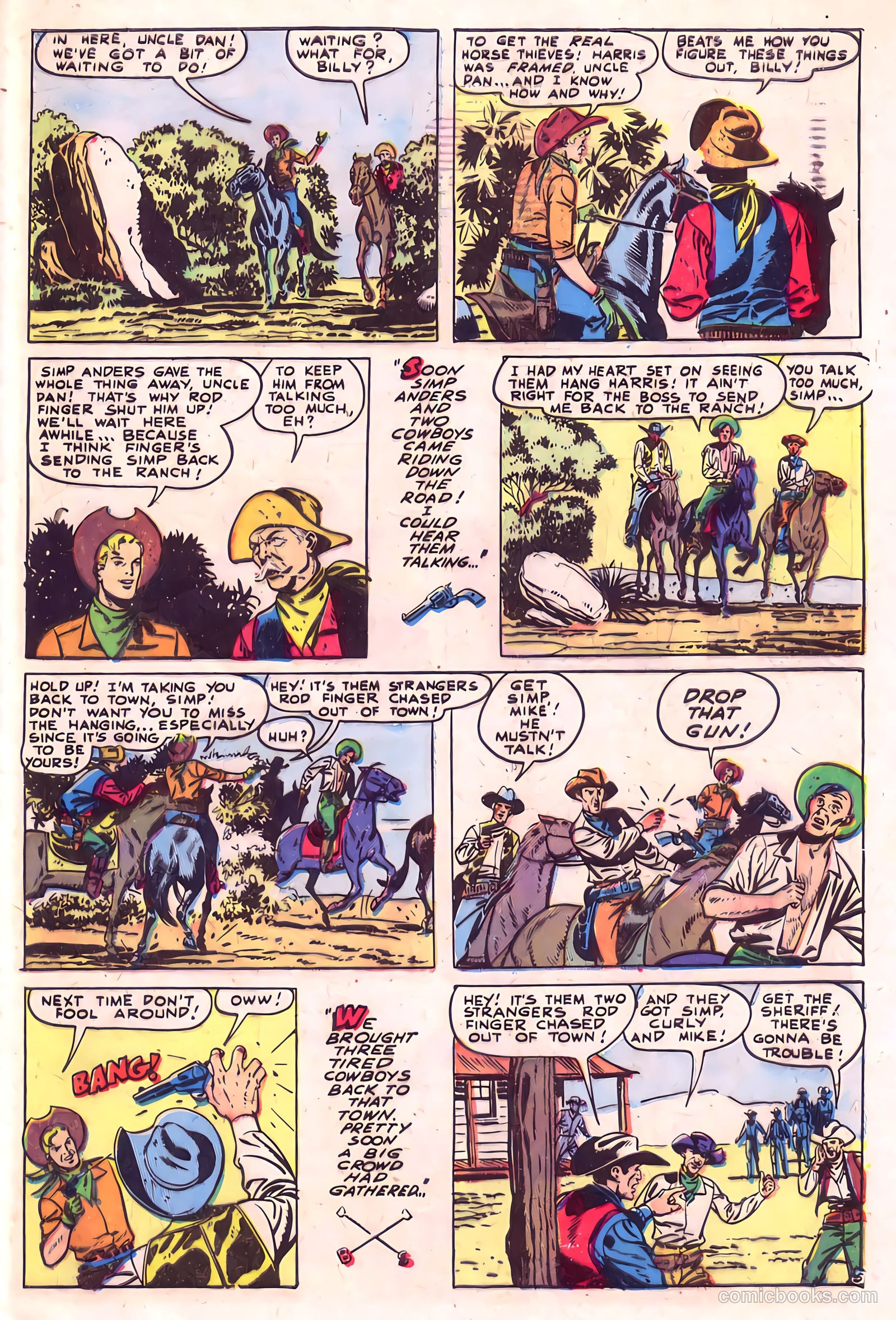 Billy West #4 (1949) — page 31 of 36