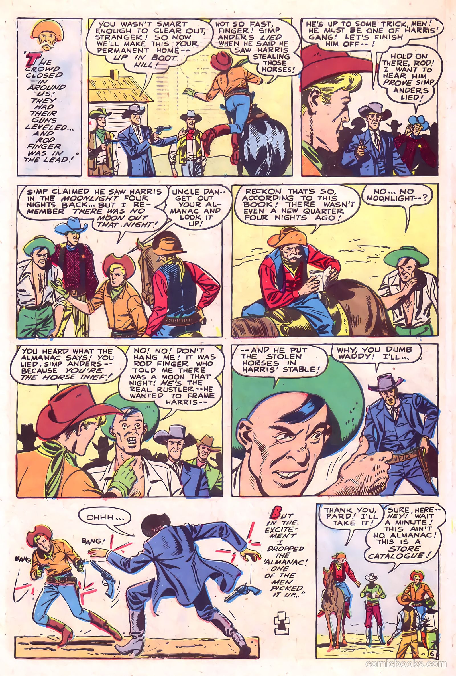 Billy West #4 (1949) — page 32 of 36