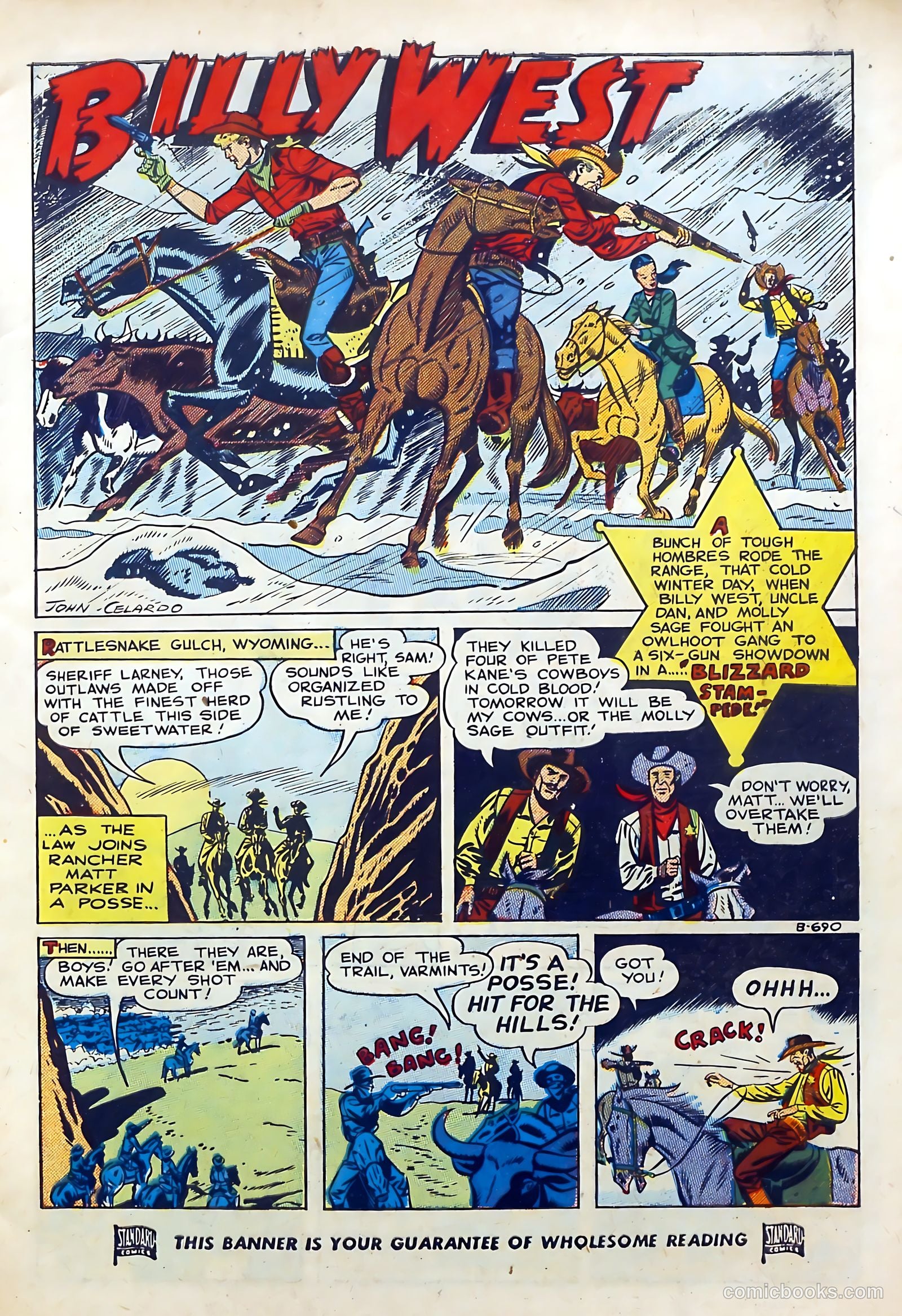 Billy West #5 (1950) — page 3 of 36