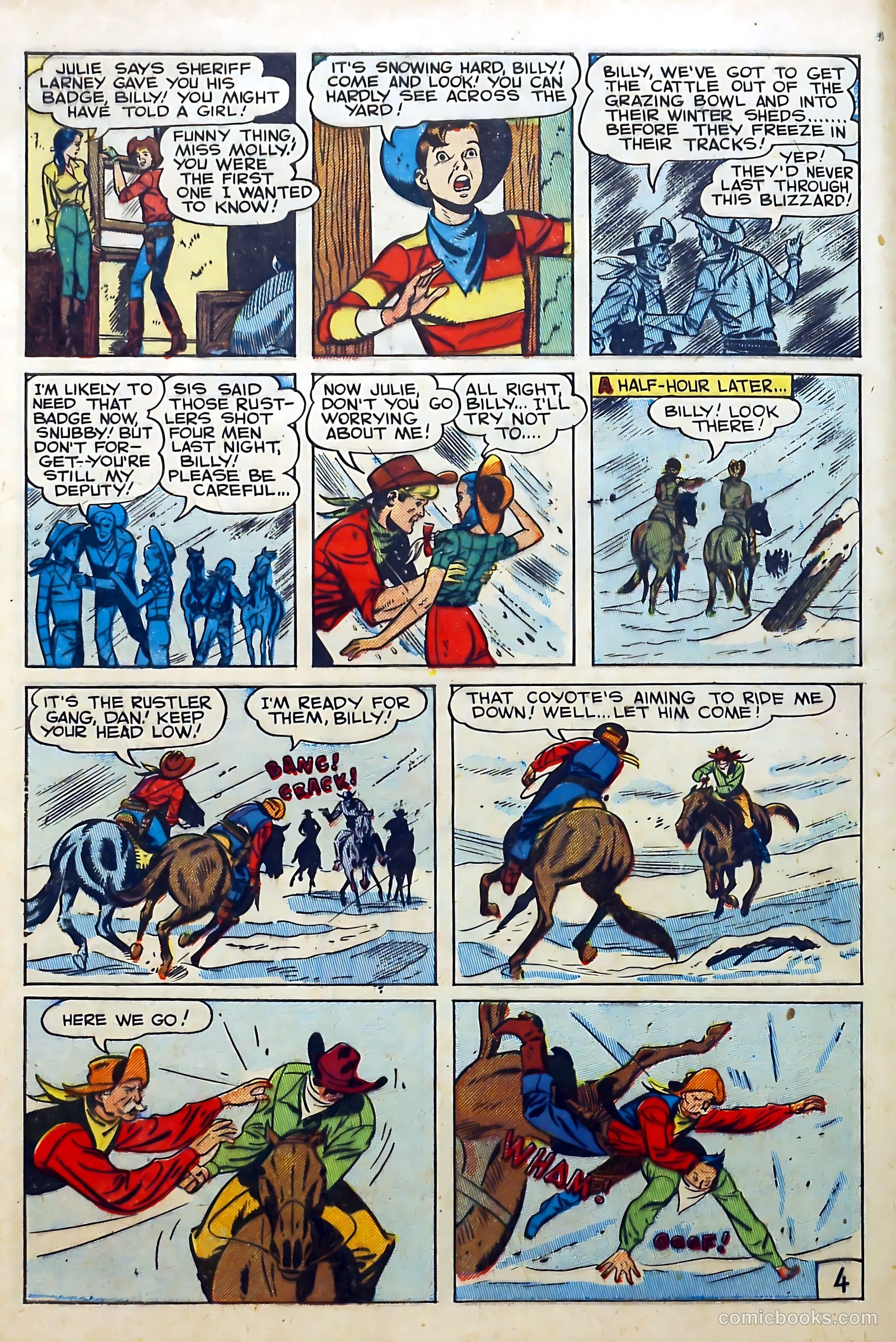 Billy West #5 (1950) — page 6 of 36