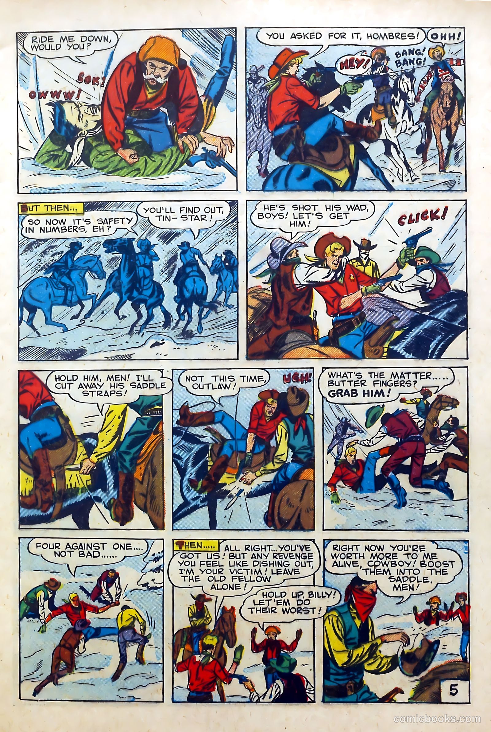Billy West #5 (1950) — page 7 of 36