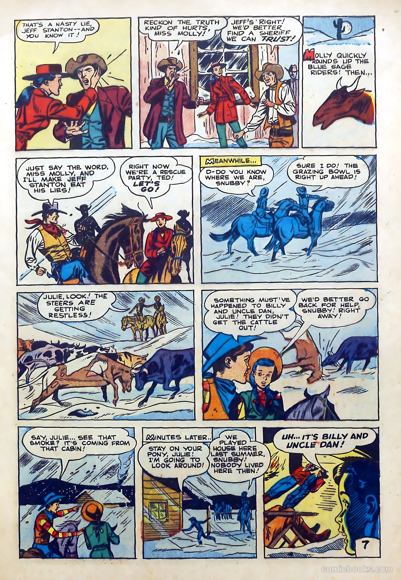 Billy West #5 (1950) — page 9 of 36