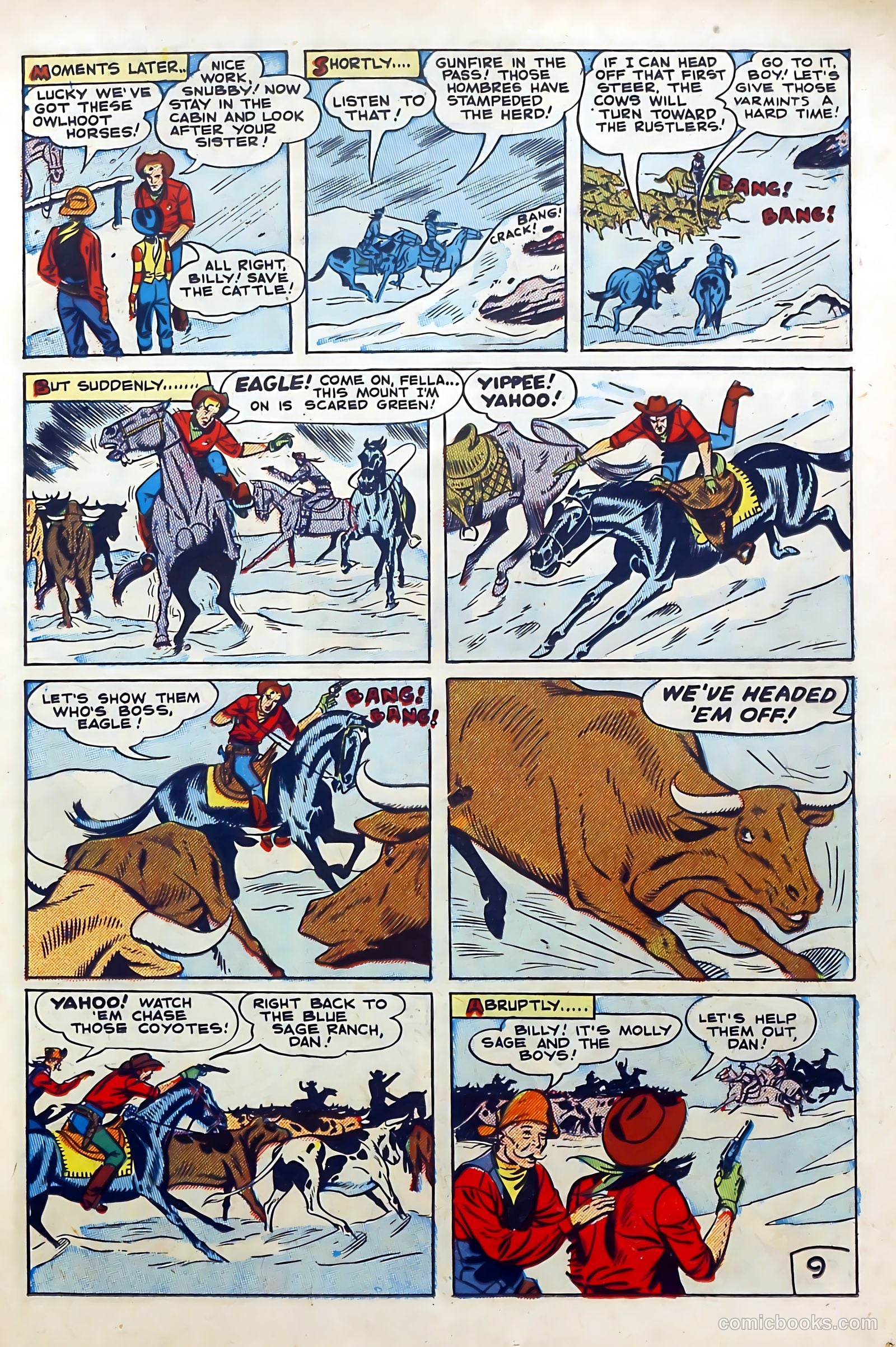Billy West #5 (1950) — page 11 of 36