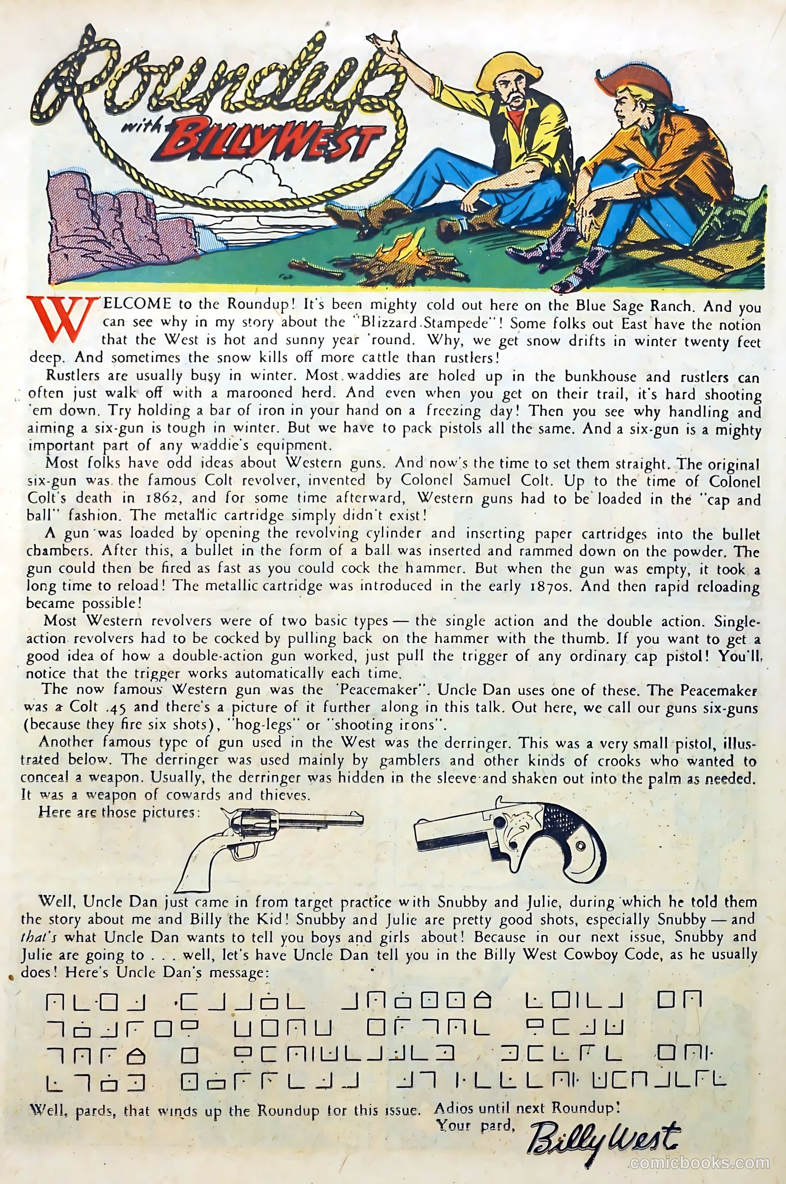 Billy West #5 (1950) — page 16 of 36