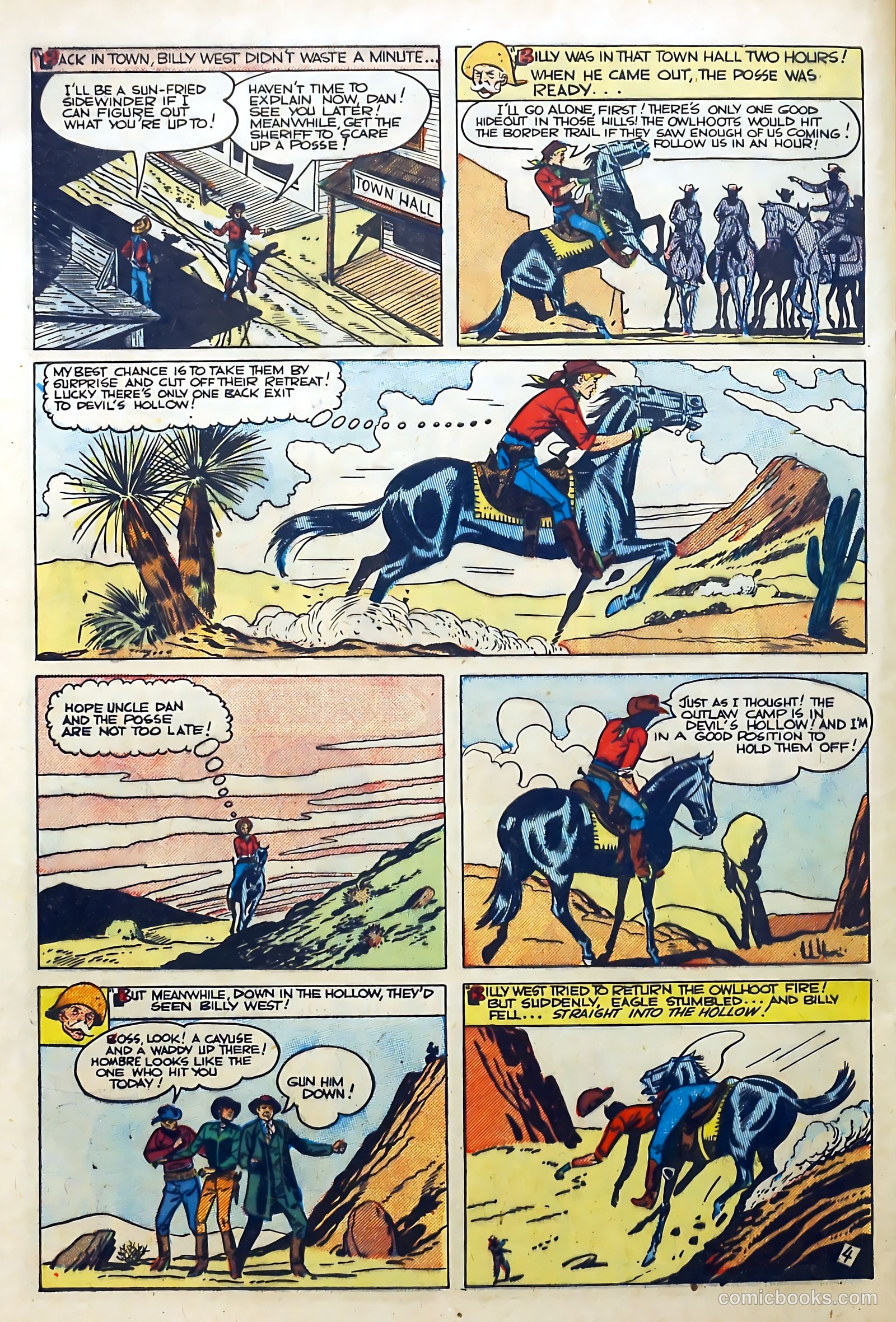 Billy West #5 (1950) — page 28 of 36