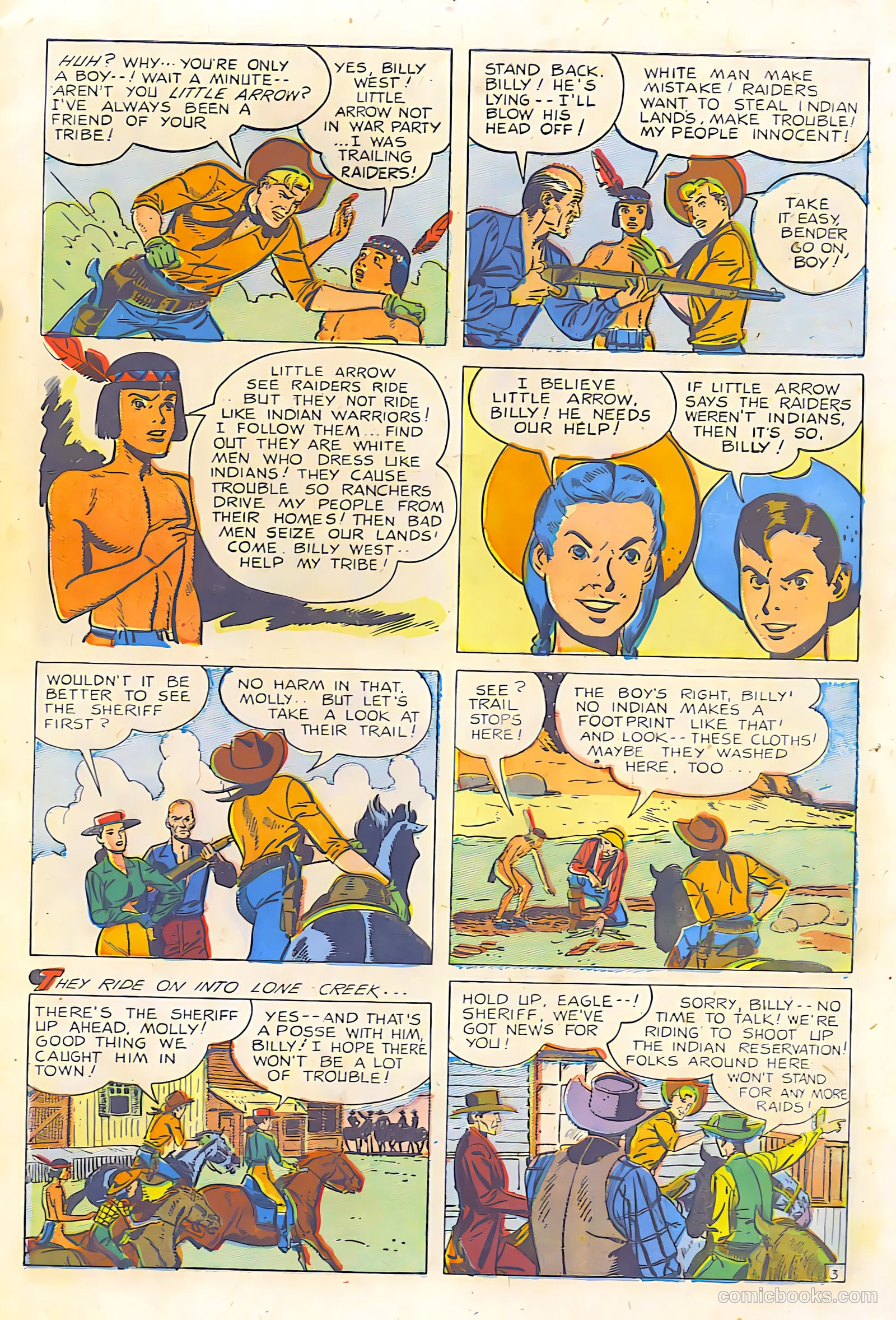 Billy West #6 (1950) — page 5 of 36
