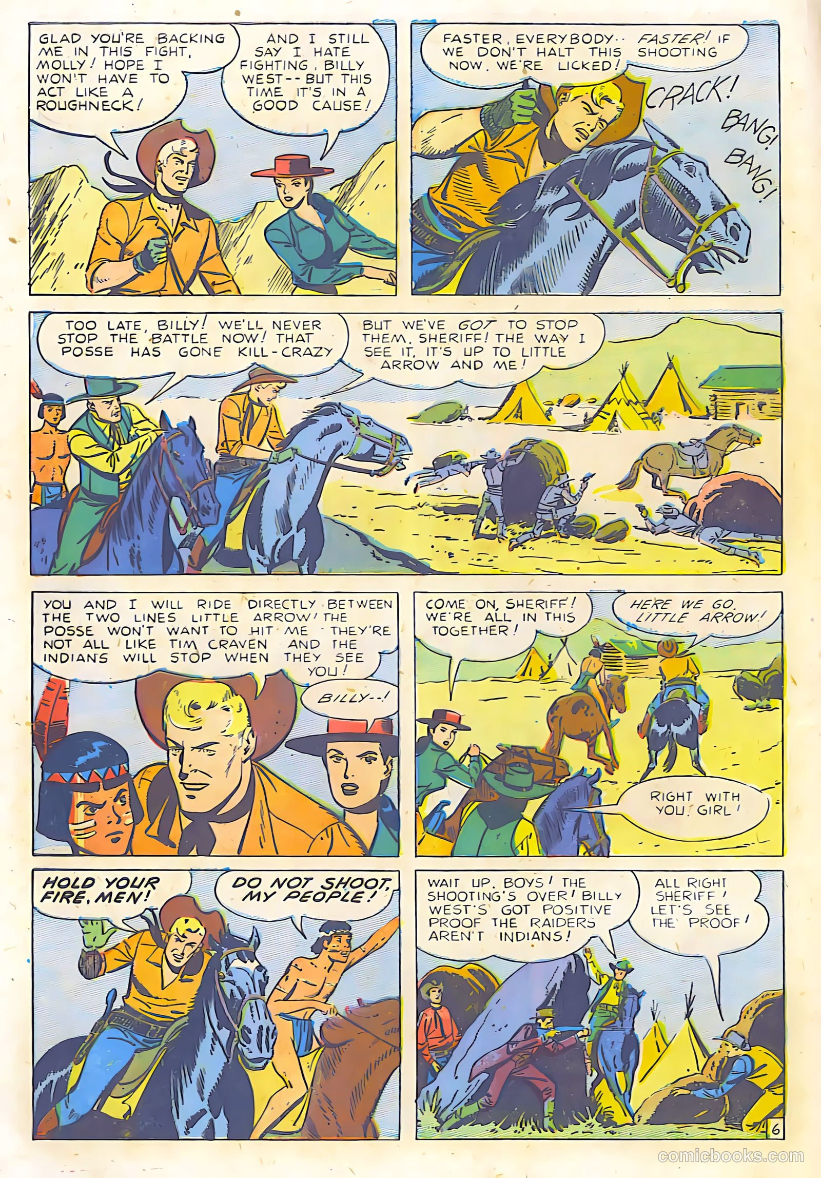 Billy West #6 (1950) — page 8 of 36