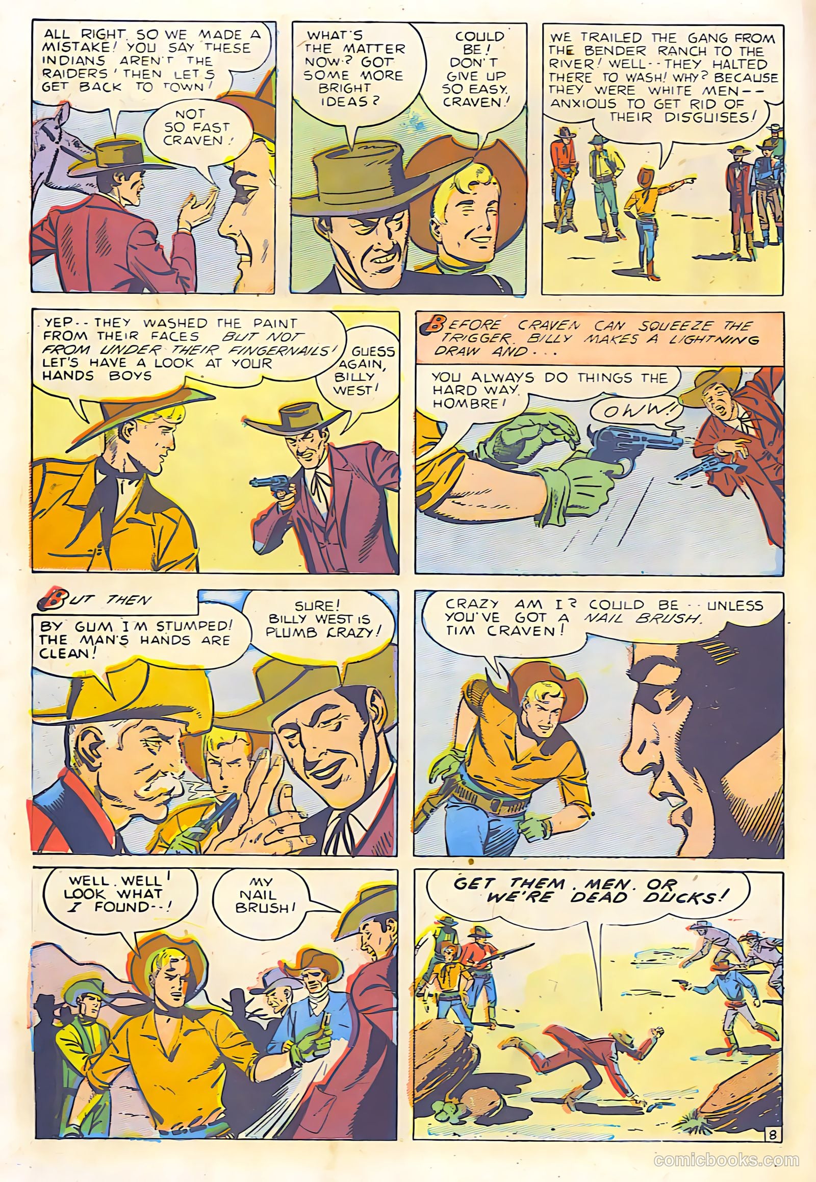 Billy West #6 (1950) — page 10 of 36