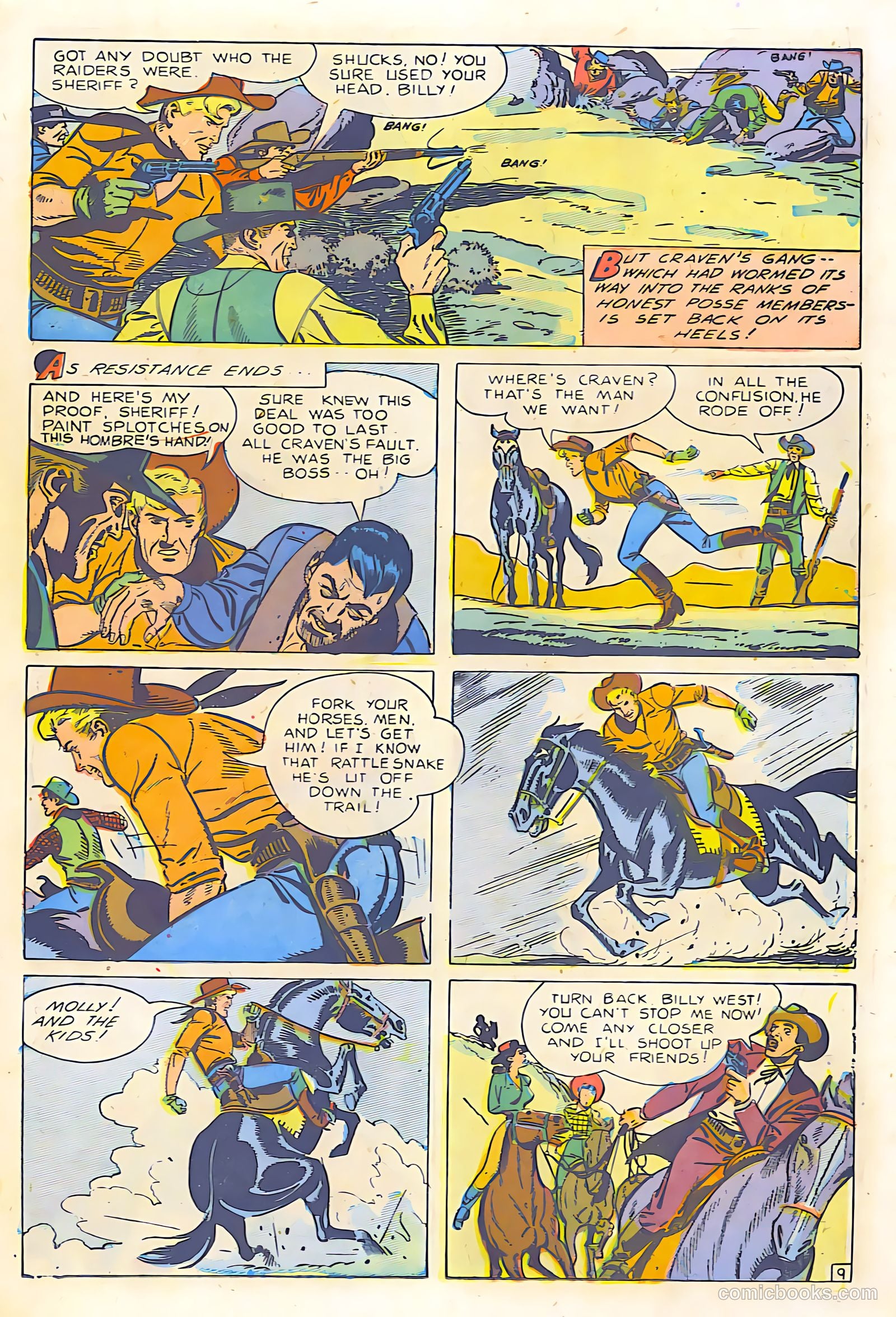 Billy West #6 (1950) — page 11 of 36