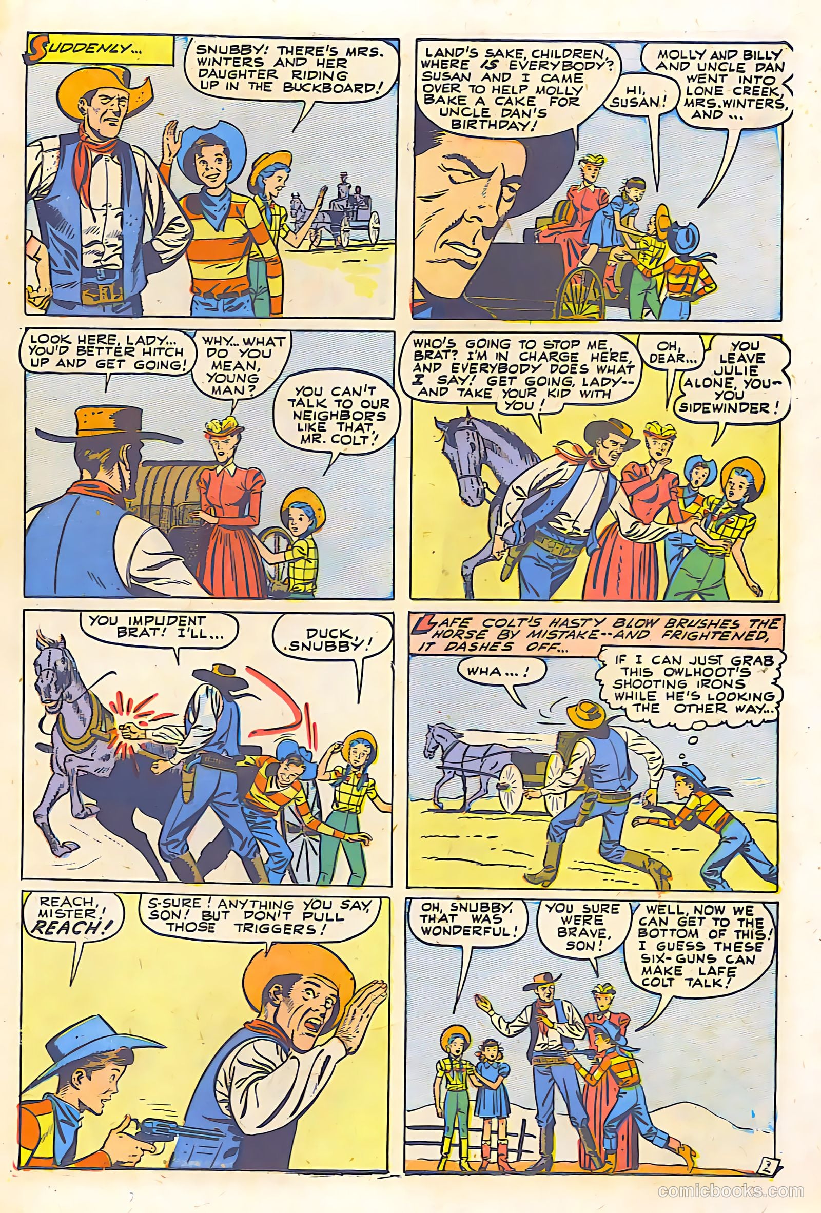 Billy West #6 (1950) — page 15 of 36