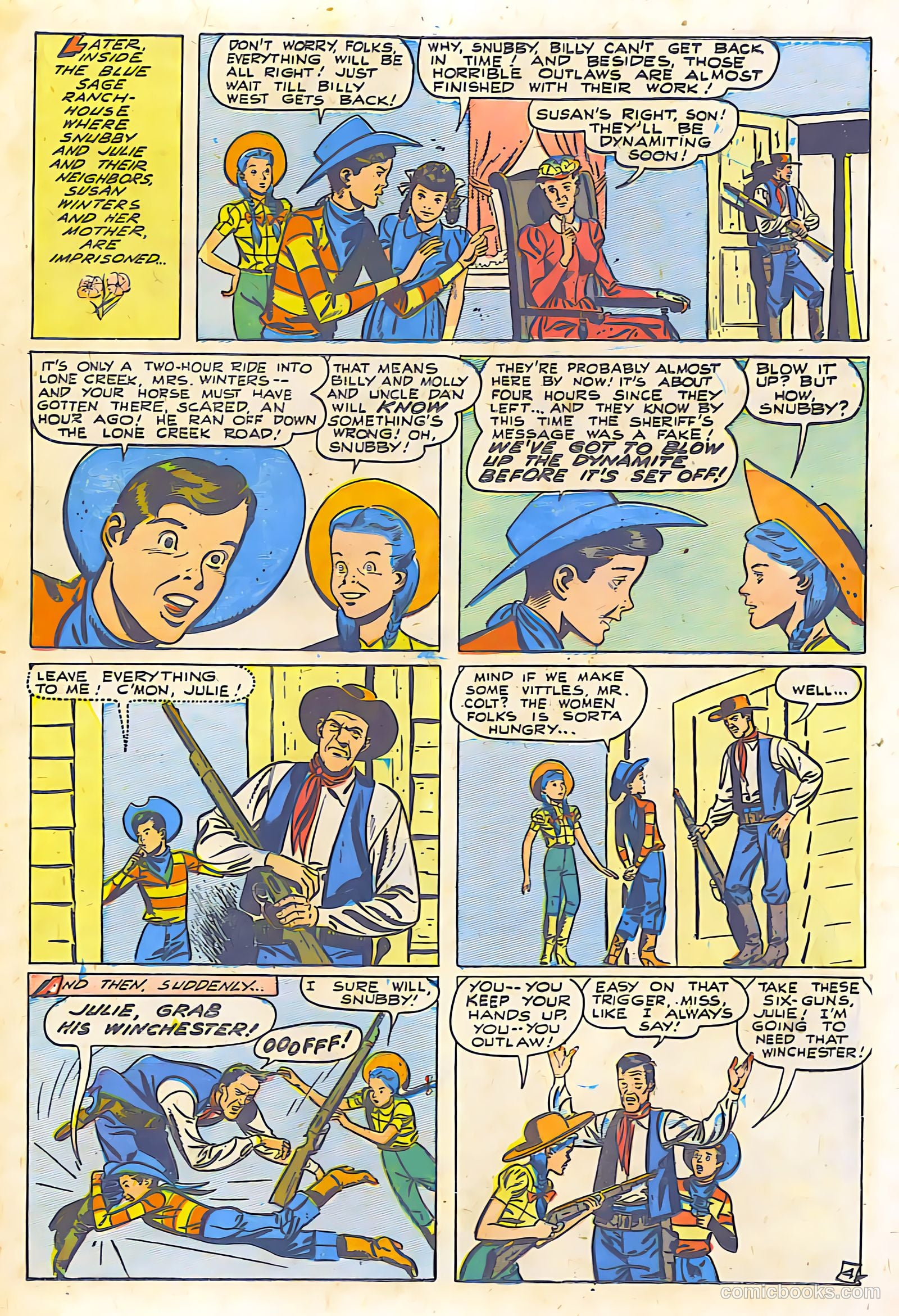 Billy West #6 (1950) — page 17 of 36