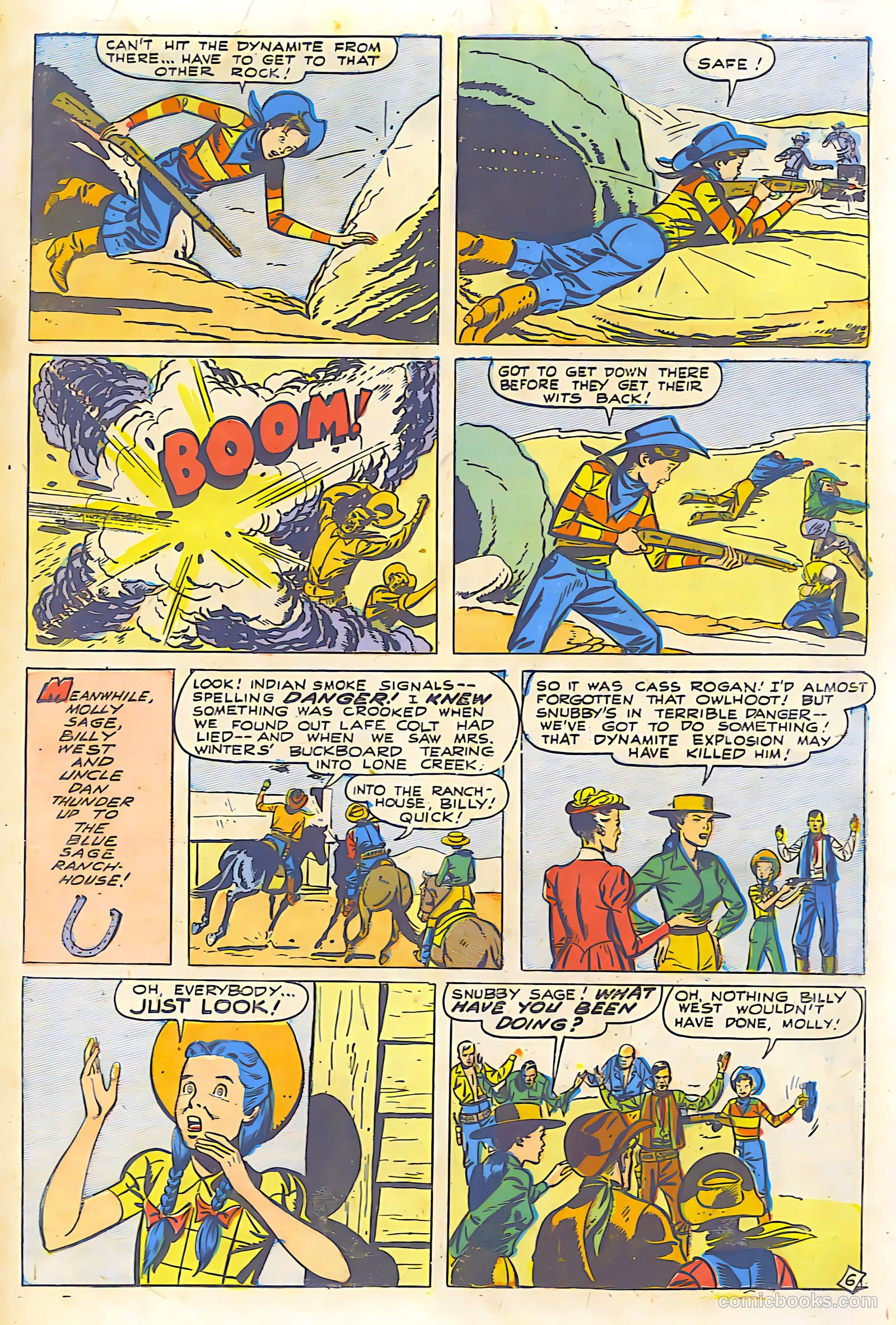 Billy West #6 (1950) — page 19 of 36