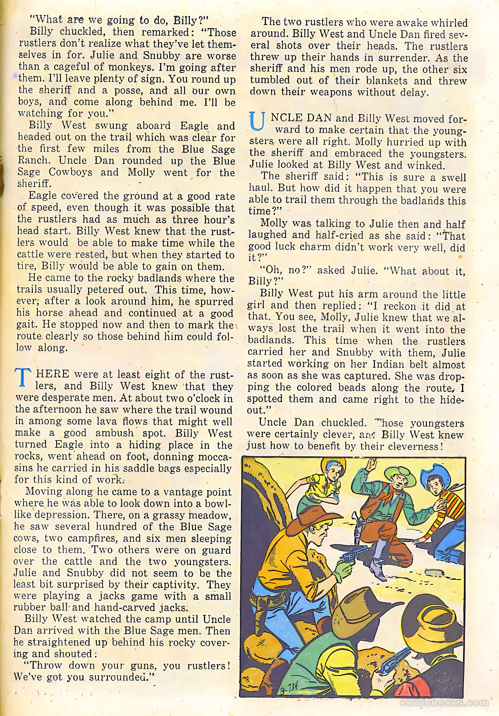Billy West #6 (1950) — page 21 of 36