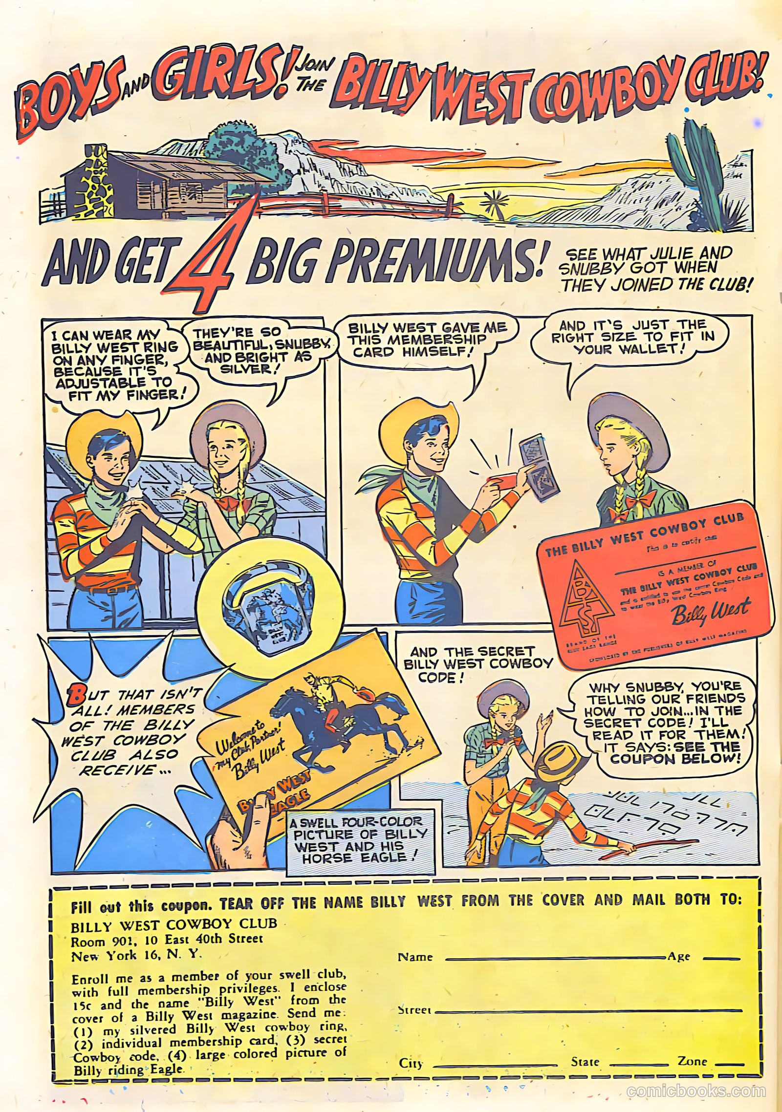 Billy West #6 (1950) — page 22 of 36