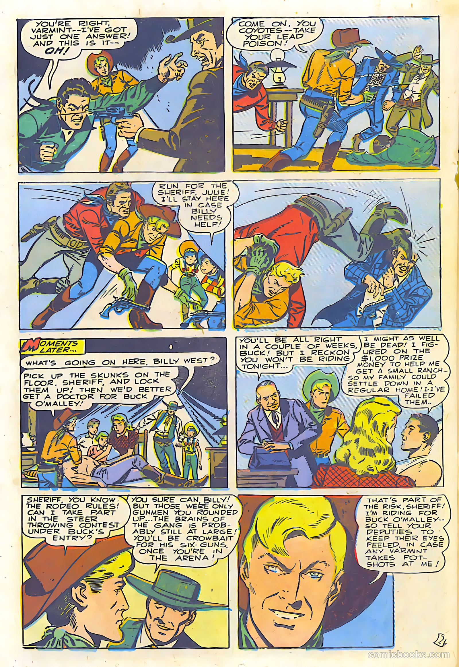 Billy West #6 (1950) — page 24 of 36