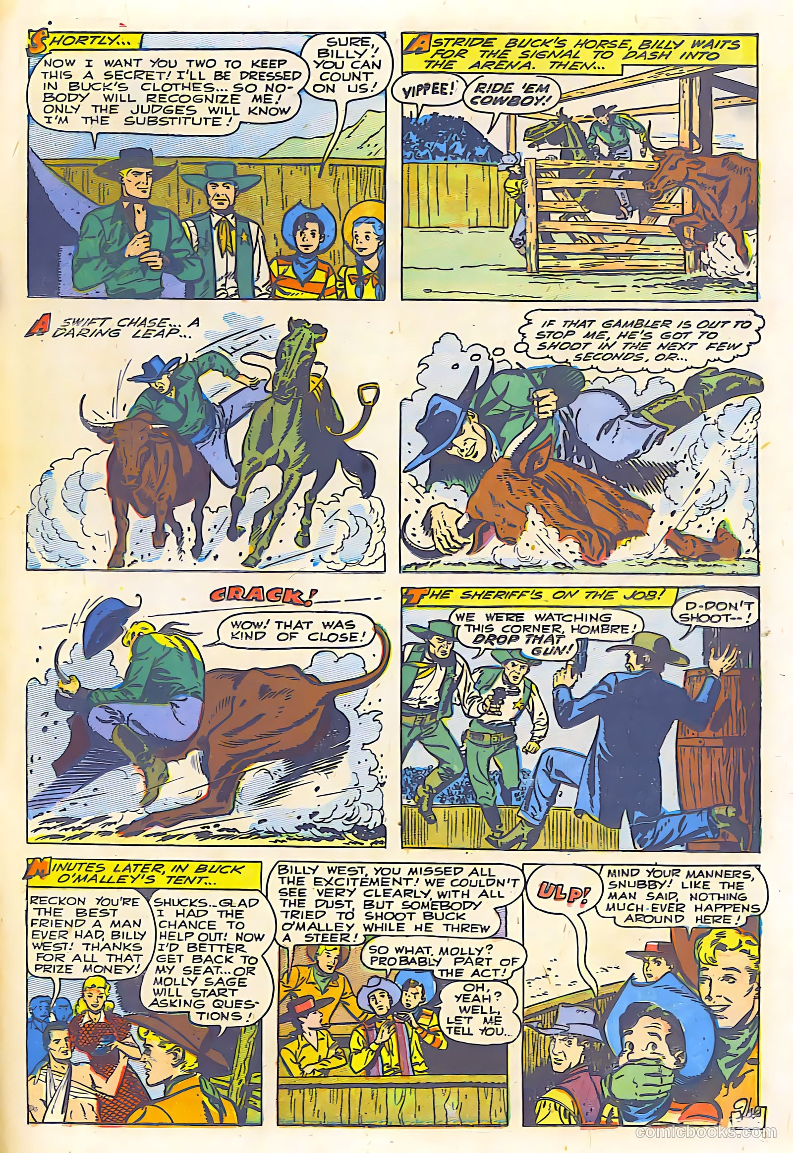 Billy West #6 (1950) — page 25 of 36