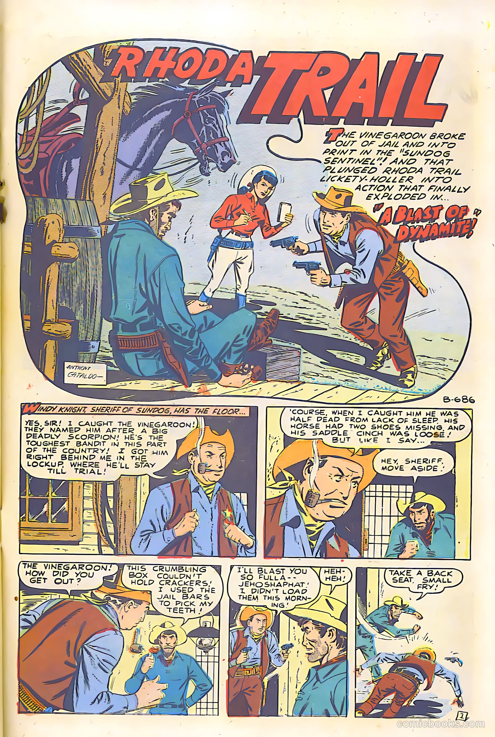 Billy West #6 (1950) — page 27 of 36