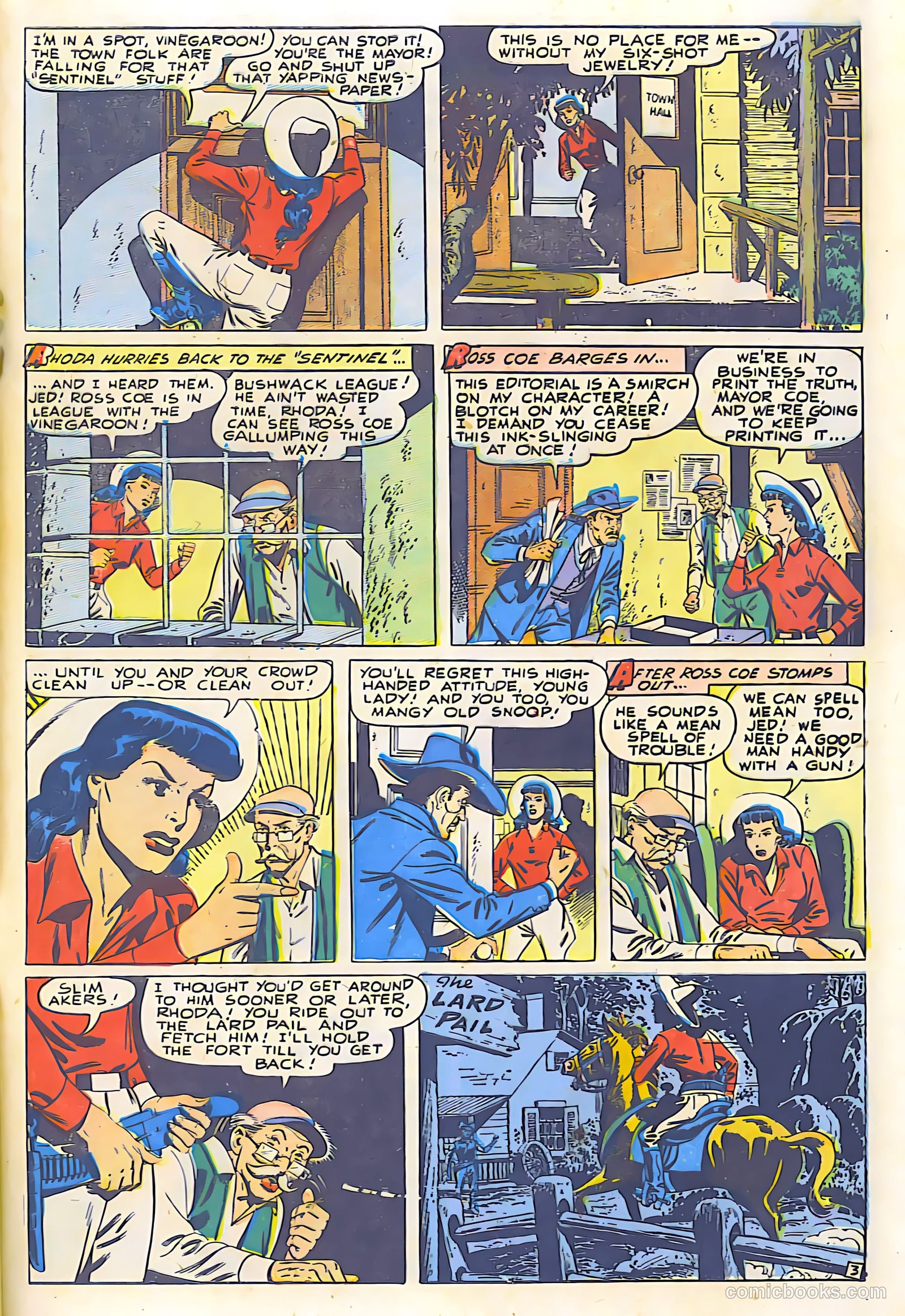 Billy West #6 (1950) — page 29 of 36