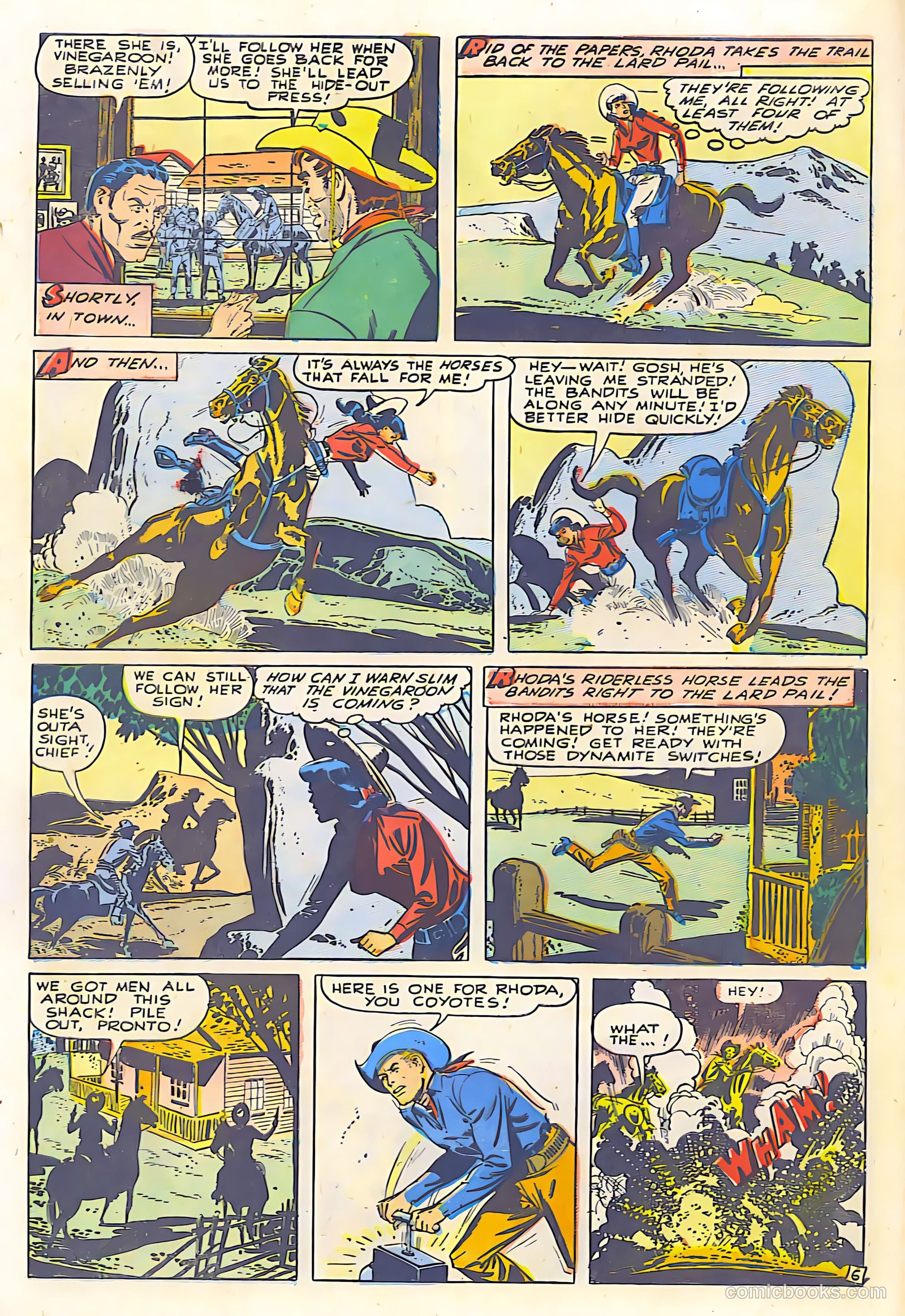 Billy West #6 (1950) — page 32 of 36