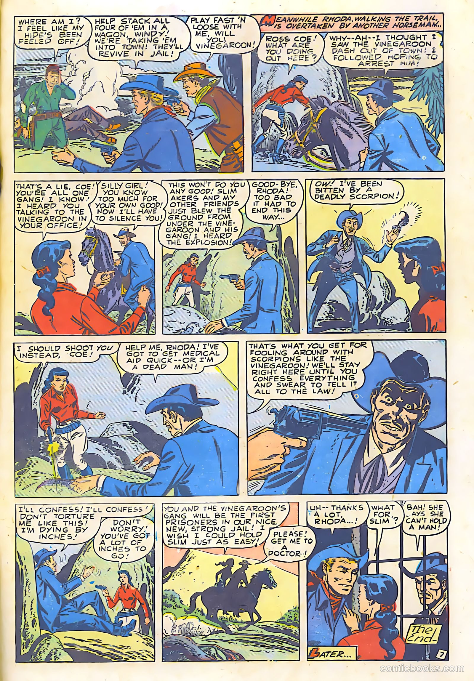 Billy West #6 (1950) — page 33 of 36
