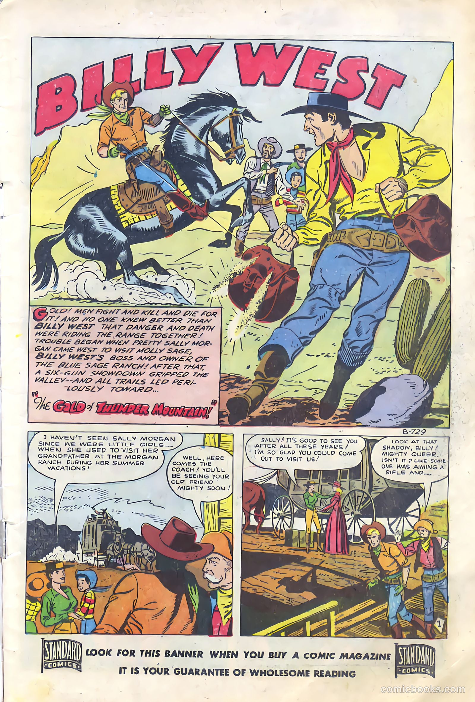 Billy West #7 (1950) — page 3 of 36